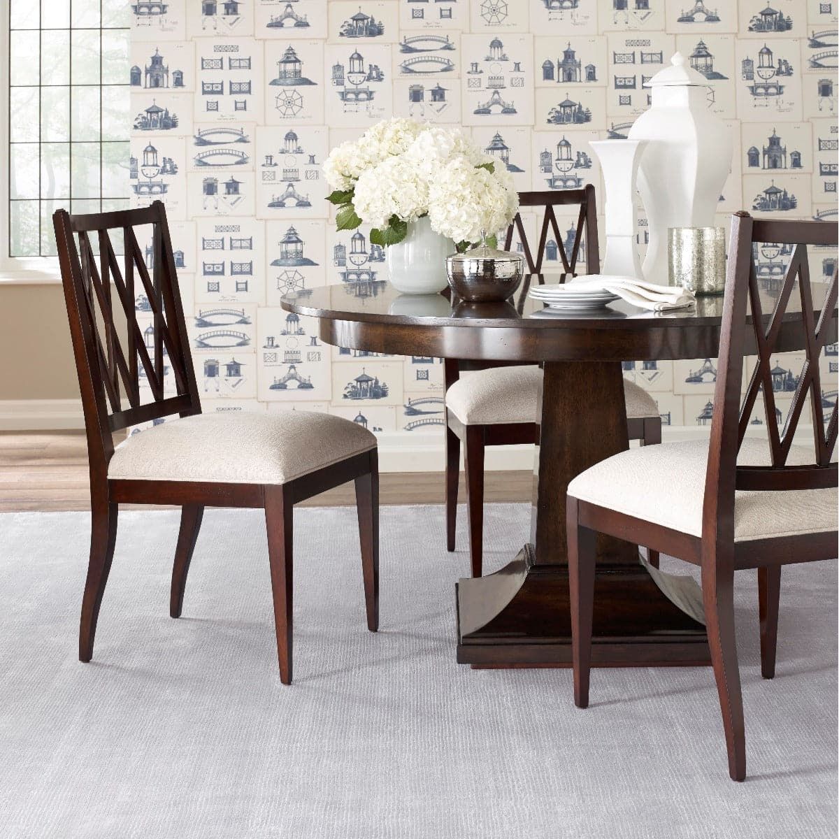 Addison Side Chair - Modern Accent Chair for Living Room, Dining Room & Office - Stylish Upholstered Seat with Wooden Legs - Perfect for Home Decor & Small Spaces