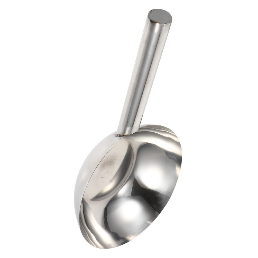 Premium Stainless Steel Kitchen Ladle & Bathing Scoop - Hemoton Water Dipper for Cooking, Bathing, Hair Washing & Garden Use (Size S) - Ideal for Kitchen, Bathroom & Outdoor Watering