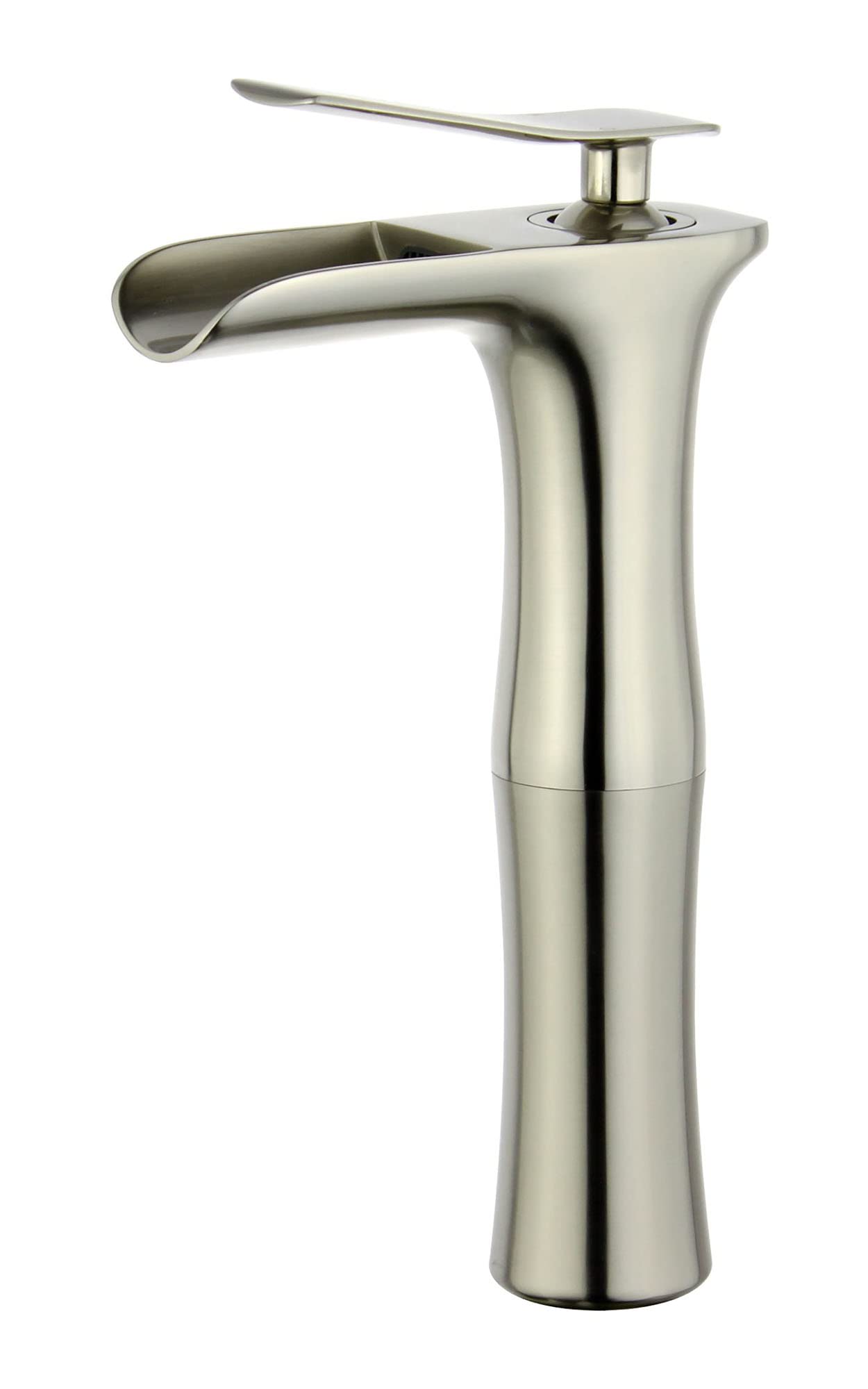 Legion Furniture UPC Faucet with Drain - Brushed Nickel/Brass Finish - Modern Bathroom Sink Faucet for Vanity, Powder Room & Guest Bathroom