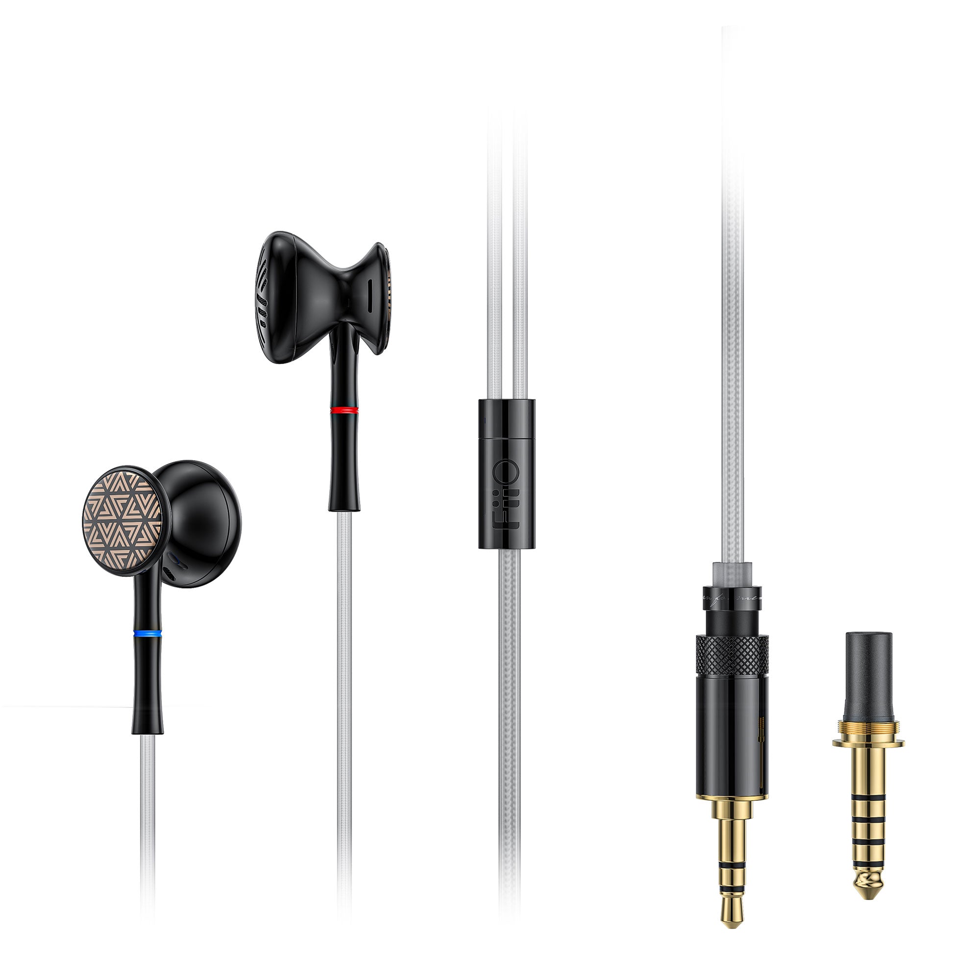 FiiO FF3 High-Fidelity Dynamic Driver Earbuds - Premium Sound Quality for Audiophiles, Music Lovers & Gamers - Perfect for Commuting, Workouts & Travel