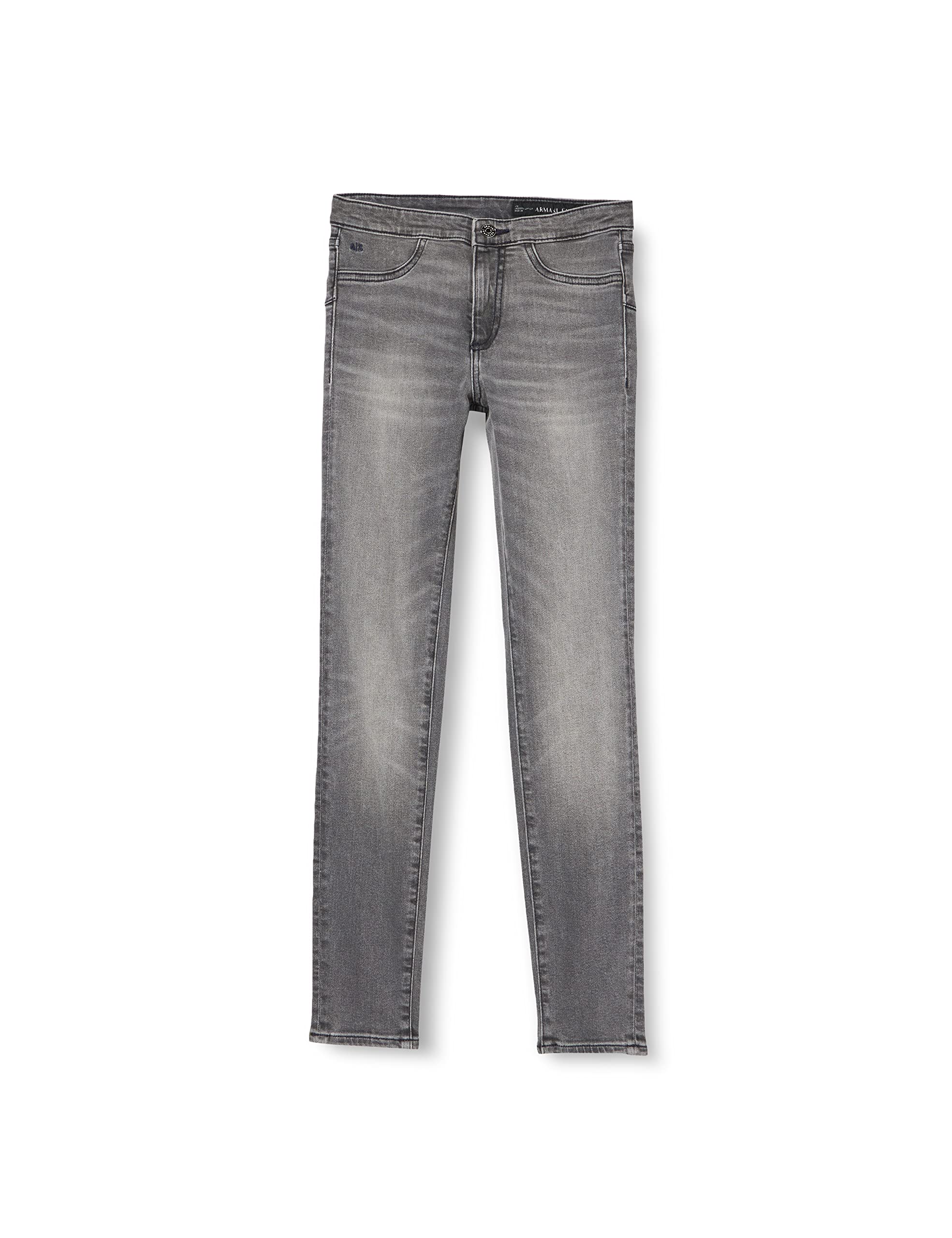 Armani Exchange Women's Memory Fabric High-Waisted Lift-Up Jegging Denim Jeans - Stretch Comfort for Work, Travel & Casual Wear