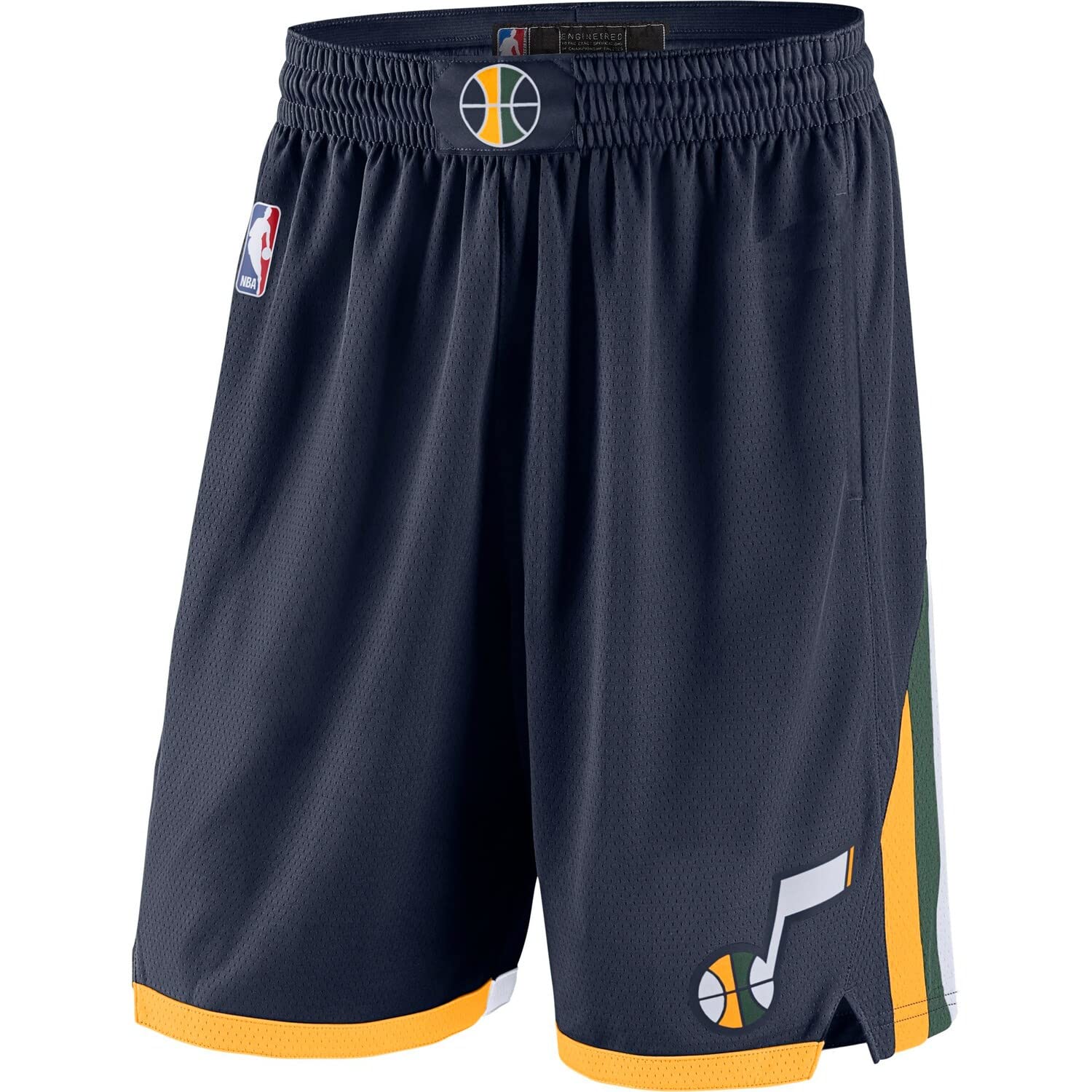 Utah Jazz NBA Boys Youth 8-20 Navy Blue Icon Edition Swingman Basketball Shorts - Perfect for Games, Practice, and Casual Wear
