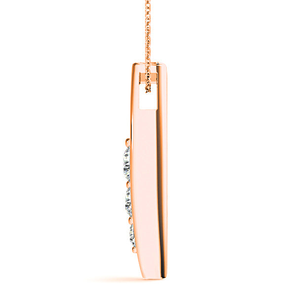 0.50 Carat Diamond Three Stone Pendant Necklace - Elegant Jewelry Gift for Women, Perfect for Anniversary, Wedding & Special Occasions