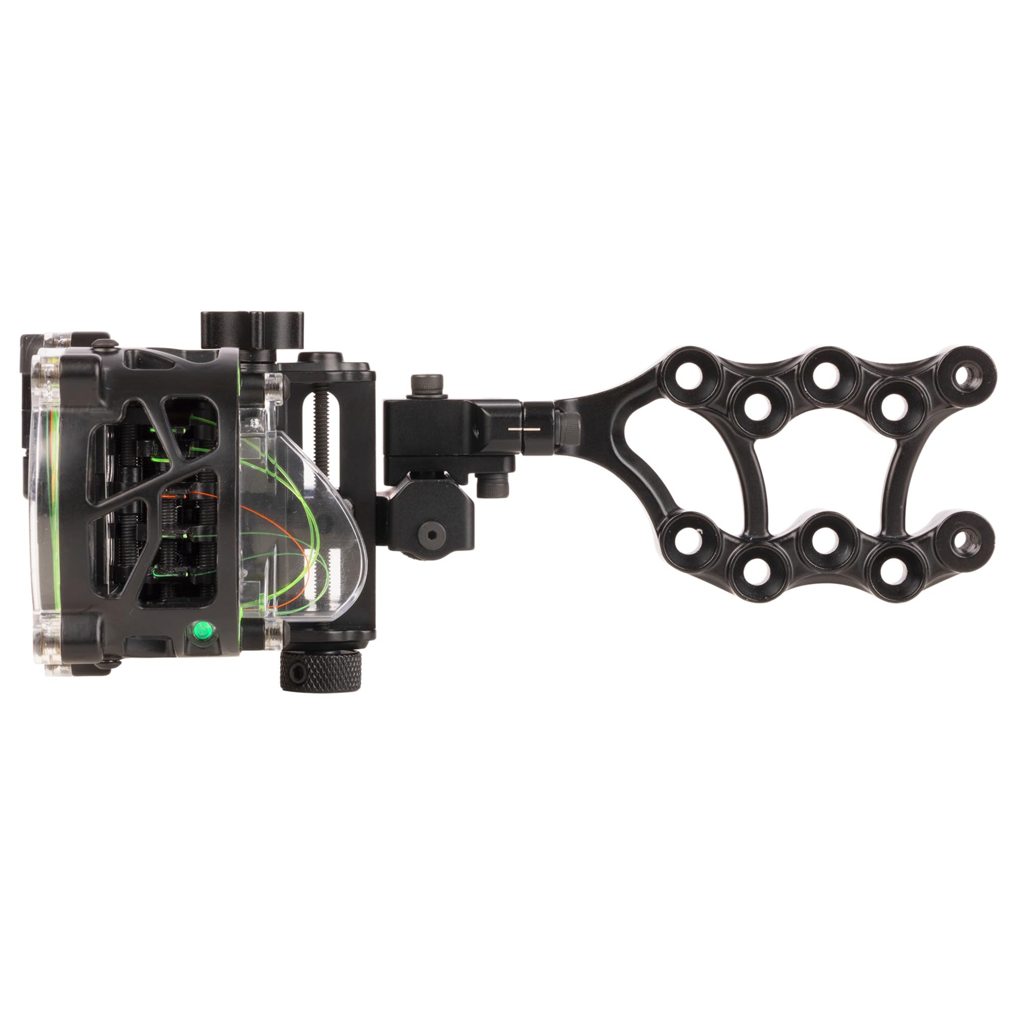 Trophy Ridge Stacked 5 Pin Bow Sight for Archery - Micro Adjustable 5-Pin Sight with .019 & .010 Pins, 2nd/3rd Axis Leveling (Right Hand) - Perfect for Hunting, Target Practice & Outdoor Sports