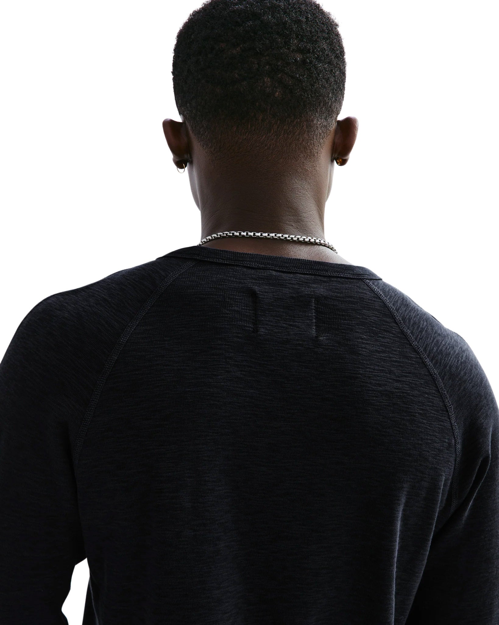 1x1 Slub Long Sleeve T-Shirt for Men - Comfortable Knitted Casual Shirt - Perfect for Everyday Wear, Office & Outdoor Activities