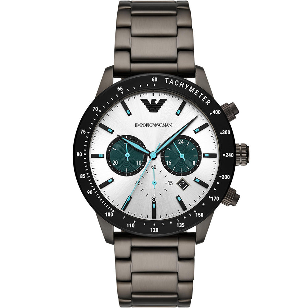 Emporio Armani Mario AR11471 Men's Chronograph Watch - Stylish Luxury Timepiece for Business, Casual & Formal Occasions