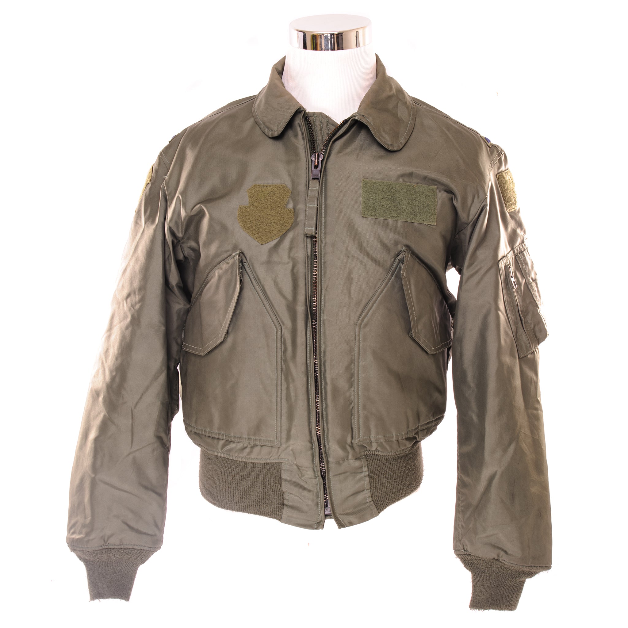 Vintage US Air Force CWU-45/P Winter Flight Jacket - Medium Size - Authentic Military Aviator Bomber Jacket for Cold Weather & Outdoor Adventures