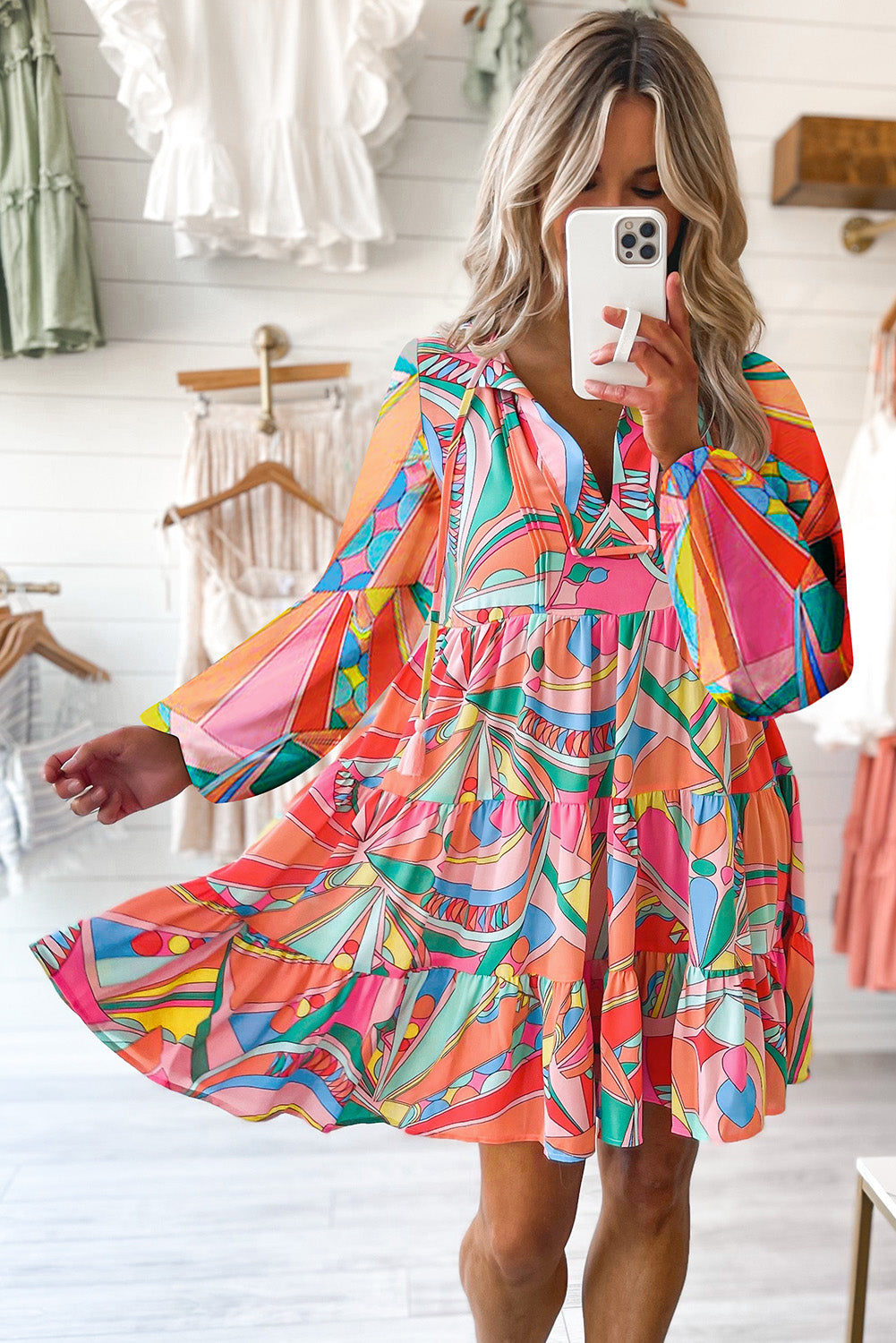Super Cute Beach Mini Dress for Women - Flowy Summer Sundress with Pockets | Perfect for Vacation, Pool Party & Tropical Getaway