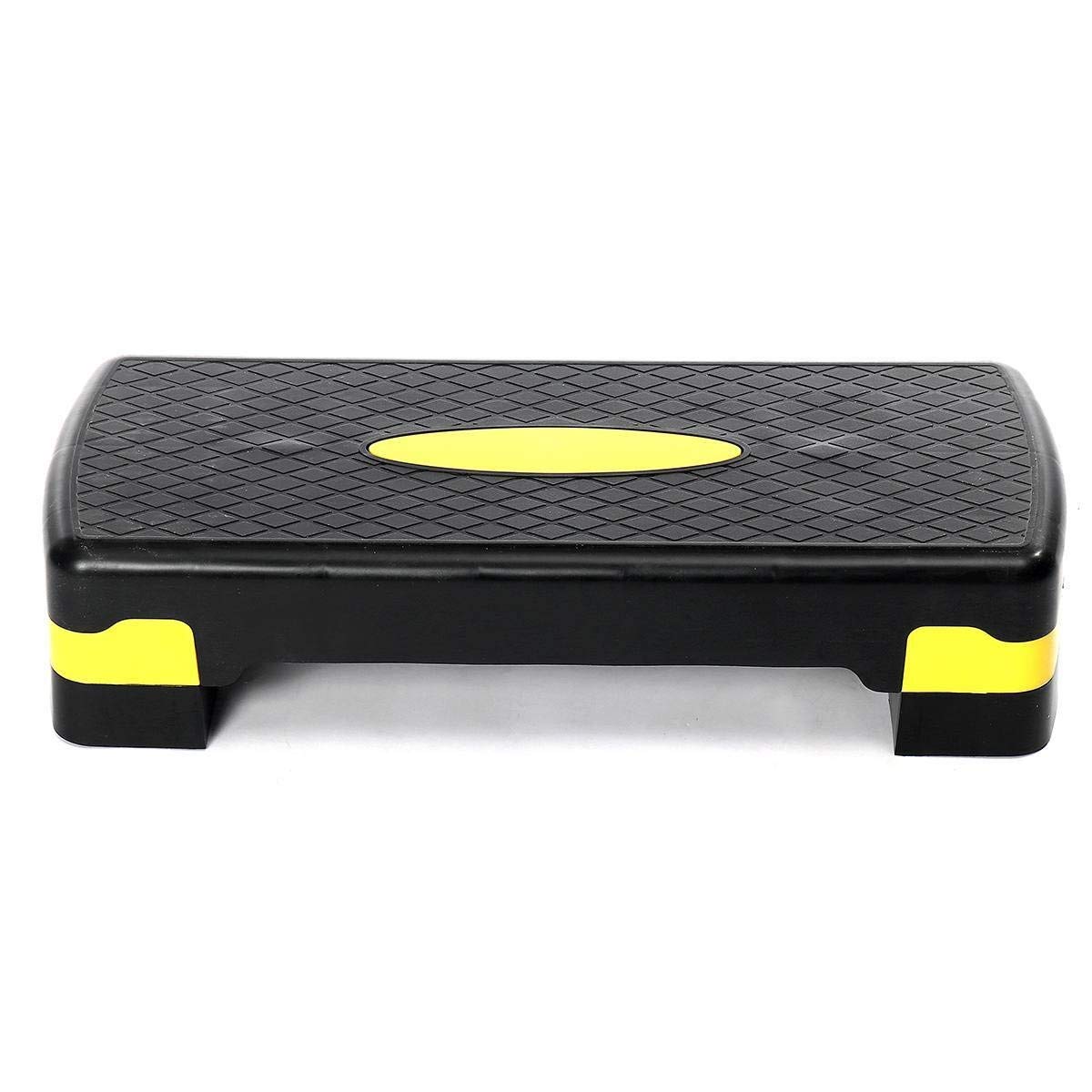 Adjustable Non-Slip Aerobic Step Stepper - 100KG Capacity Cardio Yoga Pedal for Home Gym Workout | Perfect for HIIT, Step Aerobics & Fitness Training