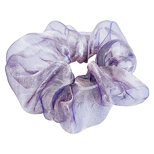Silver Lavender Organza