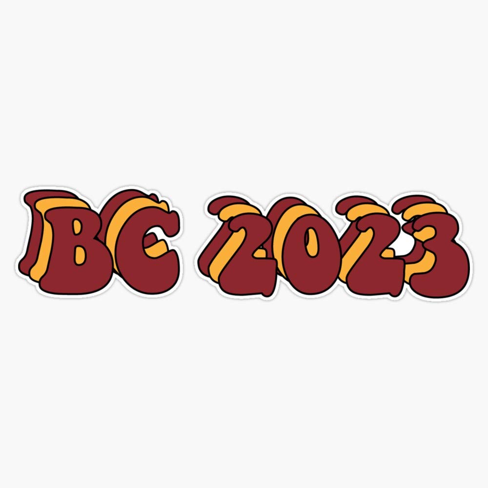 Boston College 2023 Vinyl Stickers - Waterproof Decals for Cars, Laptops, Bumpers - 5
