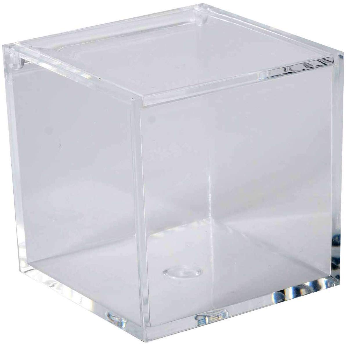 Hammont 36-Pack Clear Acrylic Storage Boxes - 8 Sizes (1.97