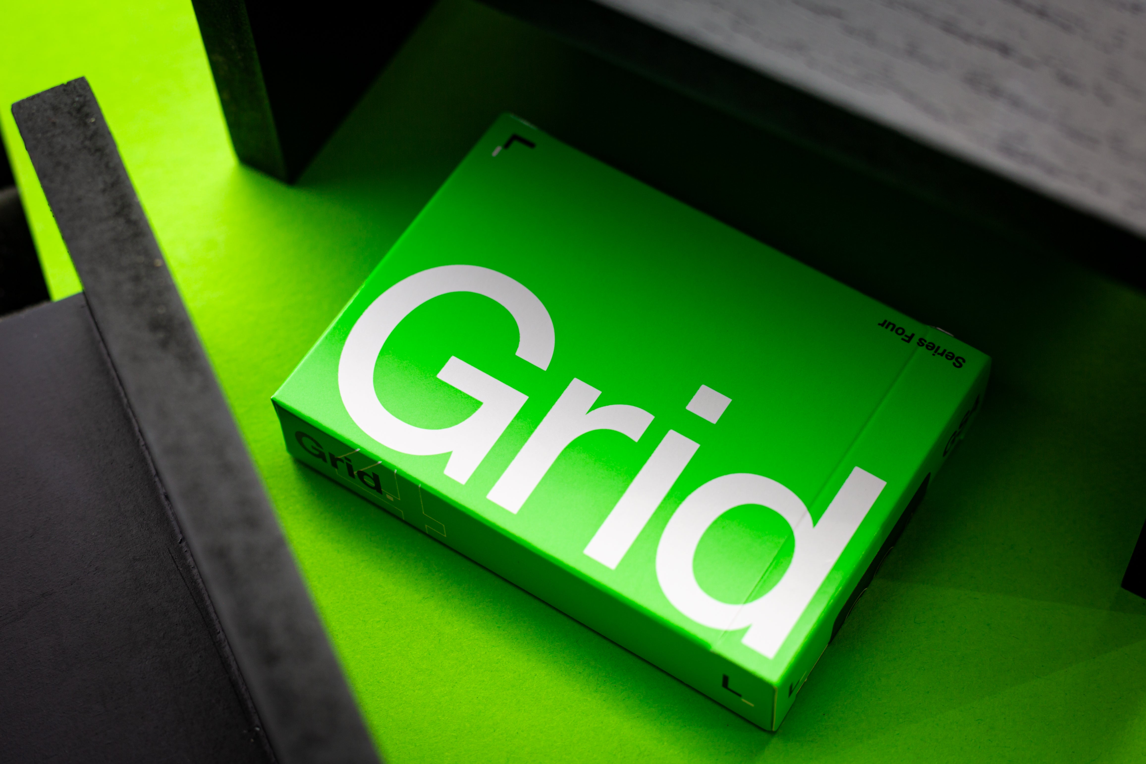 Grid Series Four Typographic Playing Cards - Unique Graphic Design Deck for Poker, Magic Tricks & Collectors | Perfect for Game Nights, Gifts & Cardistry