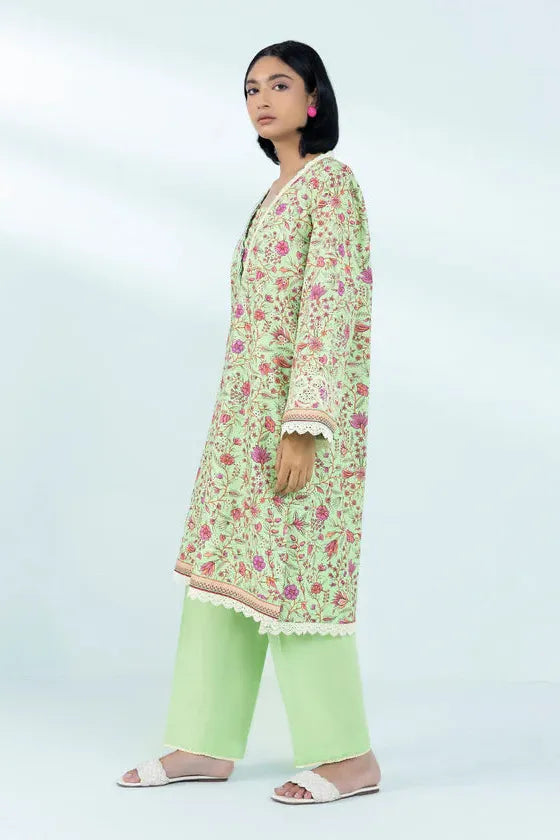 Premium Cambric Pista Green Stitched Suit with Sapphire Details | Elegant Men's Formal Wear for Weddings, Business Meetings & Special Occasions