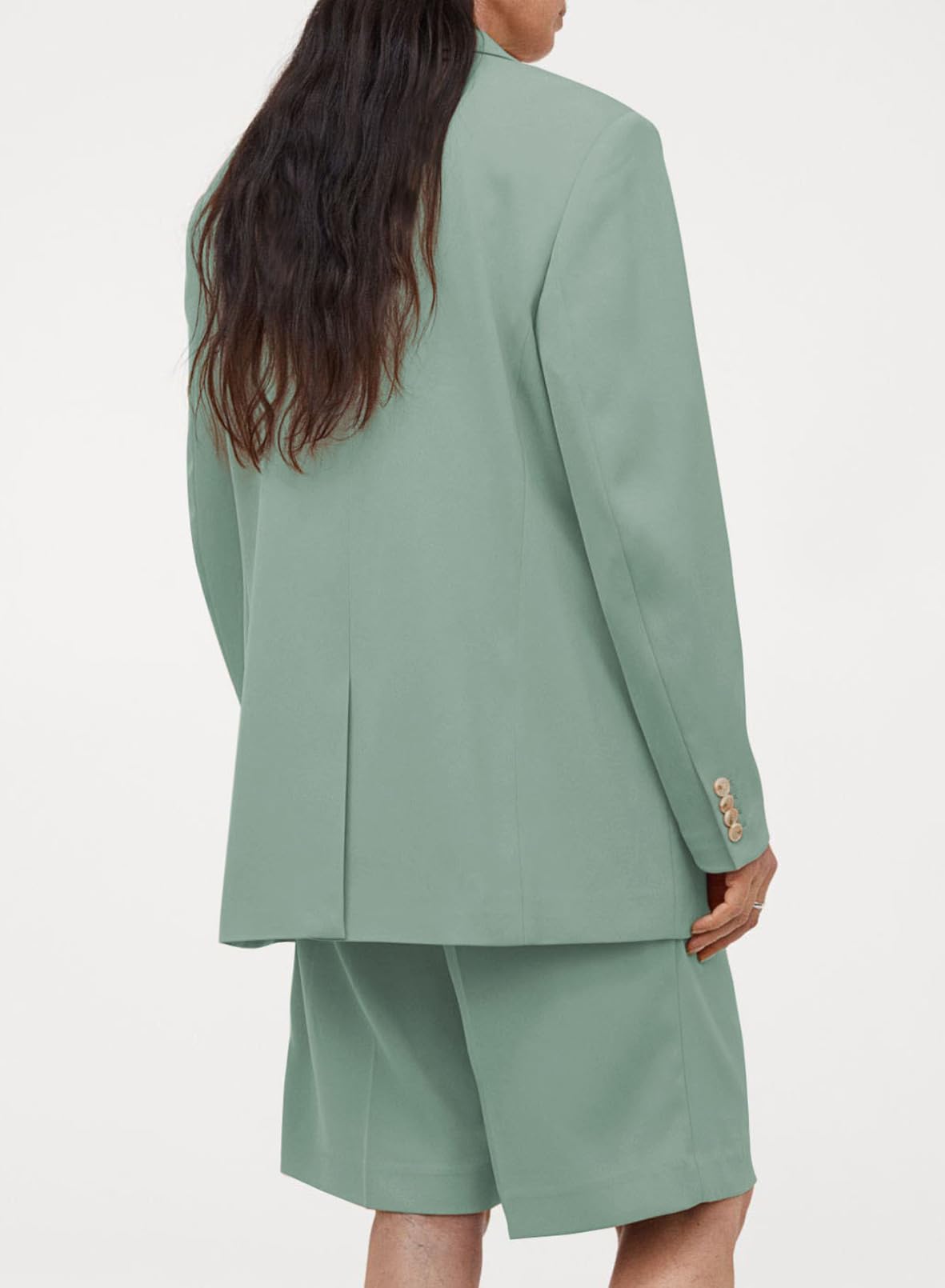 Dokotoo Women's 2024 Fashion Spring Blazer Jacket with Lapel Collar & Buttons - Business Casual Office Wear & Spring Outfits for Women