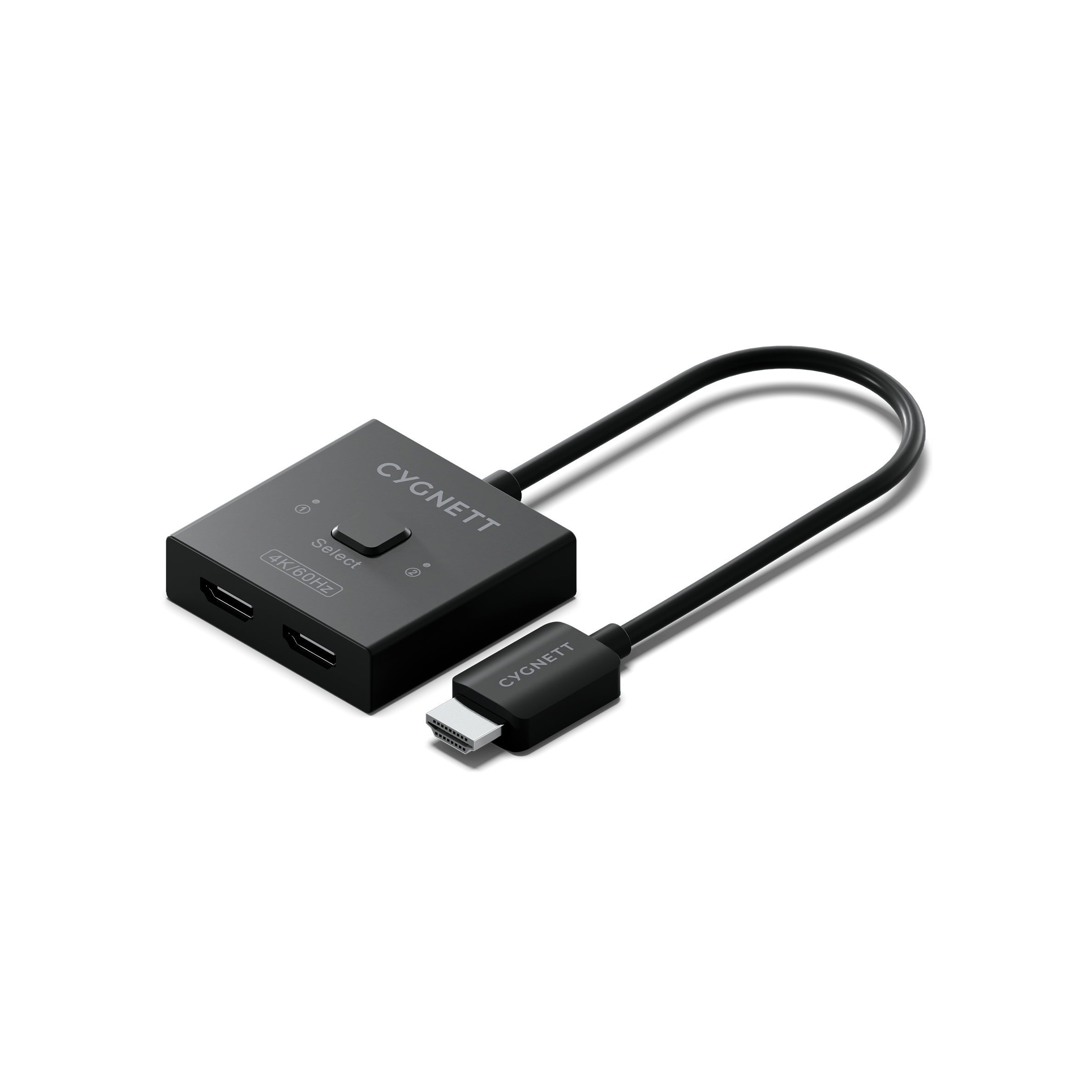 2 in 1 Bi-Directional Dual HDMI Switcher - 4K 60Hz HDMI Splitter for TV, Monitor & Gaming - Seamless Switching Between 2 Devices