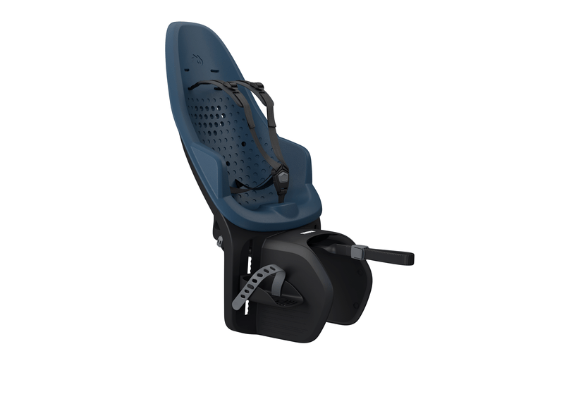 Thule Yepp 2 Maxi Rack Mount Child Bike Seat - Universal Fit for Bicycles, Safe & Comfortable Toddler Carrier - Perfect for Family Cycling, Commuting & Outdoor Adventures
