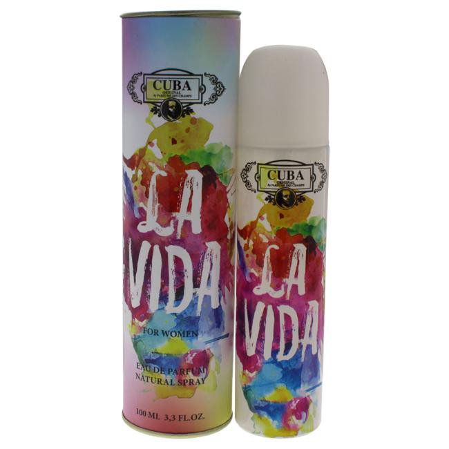 La Vida By Cuba For Women Eau De Parfum Spray - Long Lasting Floral Fragrance for Date Night & Special Occasions