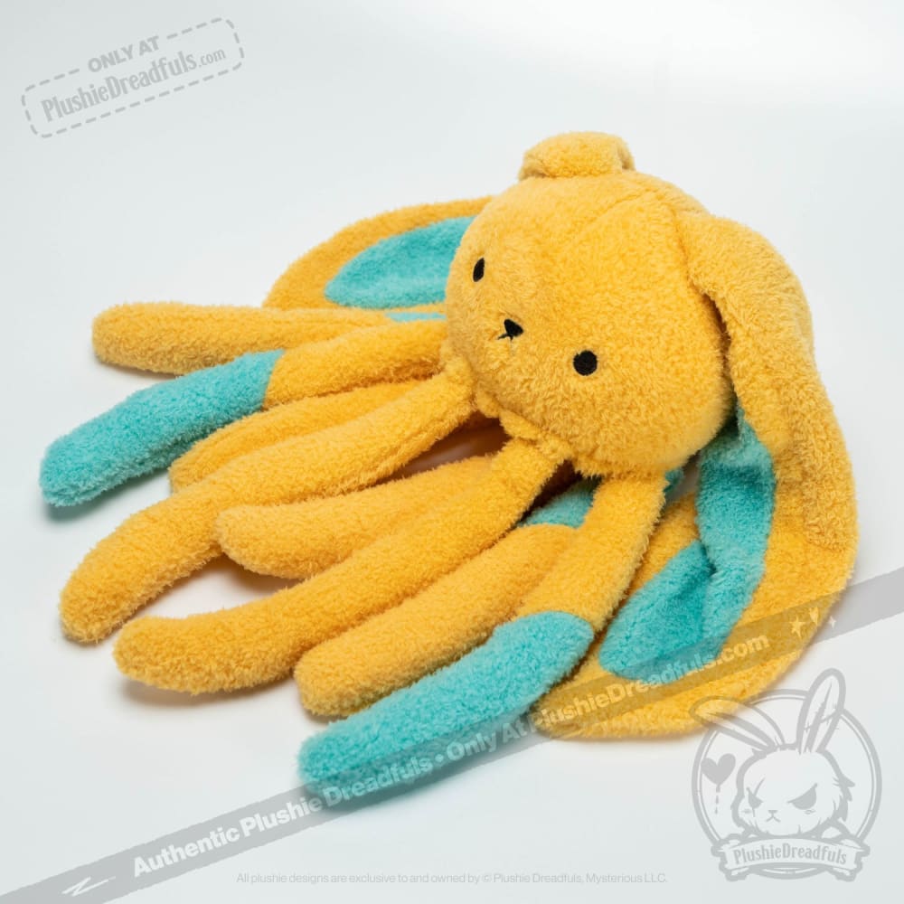 Plushie Dreadfuls Sensory Processing Disorder Jellyfish Rabbit Stuffed Animal - Soft Anxiety Relief Toy for Kids & Adults, Perfect for Therapy, Calming Sensory Needs and Emotional Support