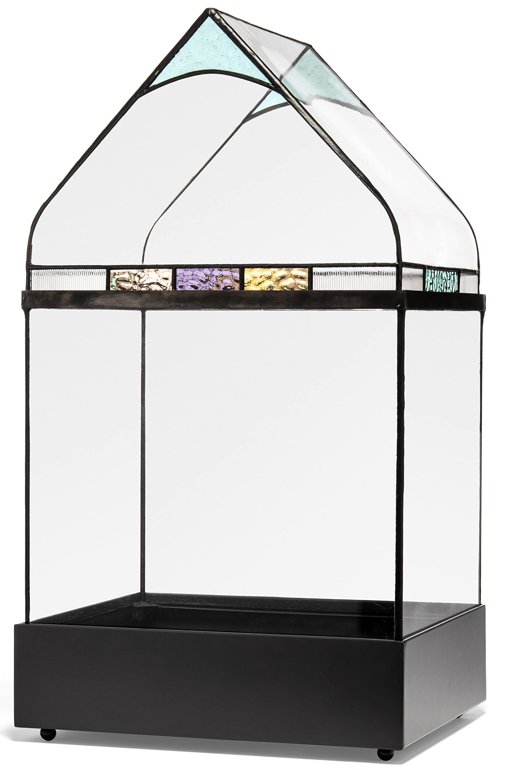 H Potter Large Glass Terrarium Wardian Case - Perfect for Indoor Plants, Succulents & Home Decor