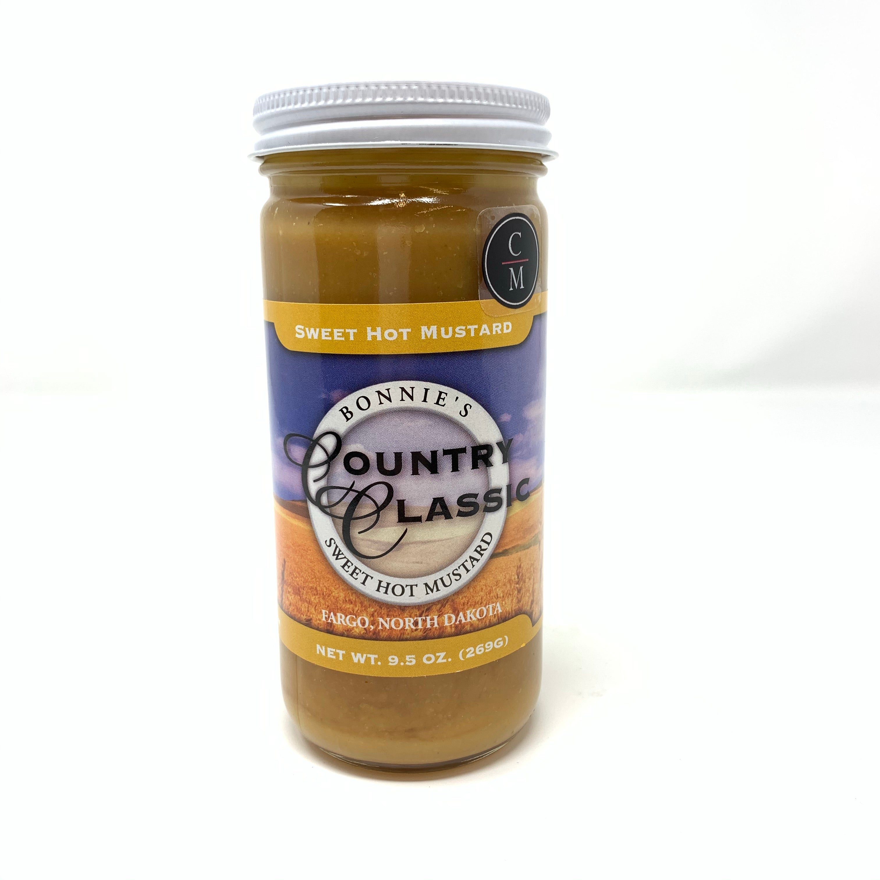Bonnie's Sweet Hot Mustard - Premium Spicy Honey Mustard Sauce for Sandwiches, Burgers, Pretzels & BBQ - Gluten-Free Condiment for Dipping, Grilling & Cooking