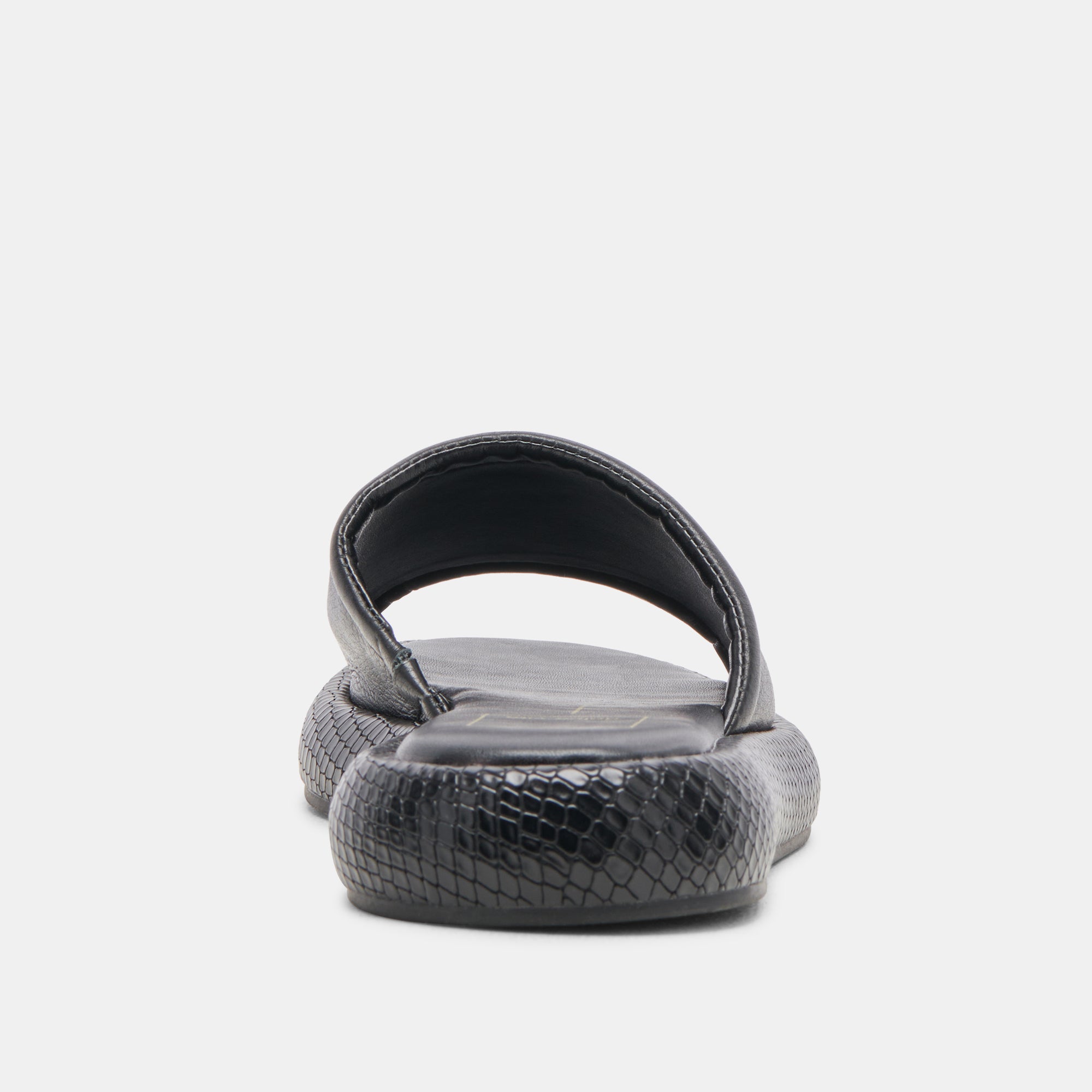 AISHA Women's Black Leather Sandals - Comfortable & Stylish Footwear for Summer, Beach, and Casual Outings