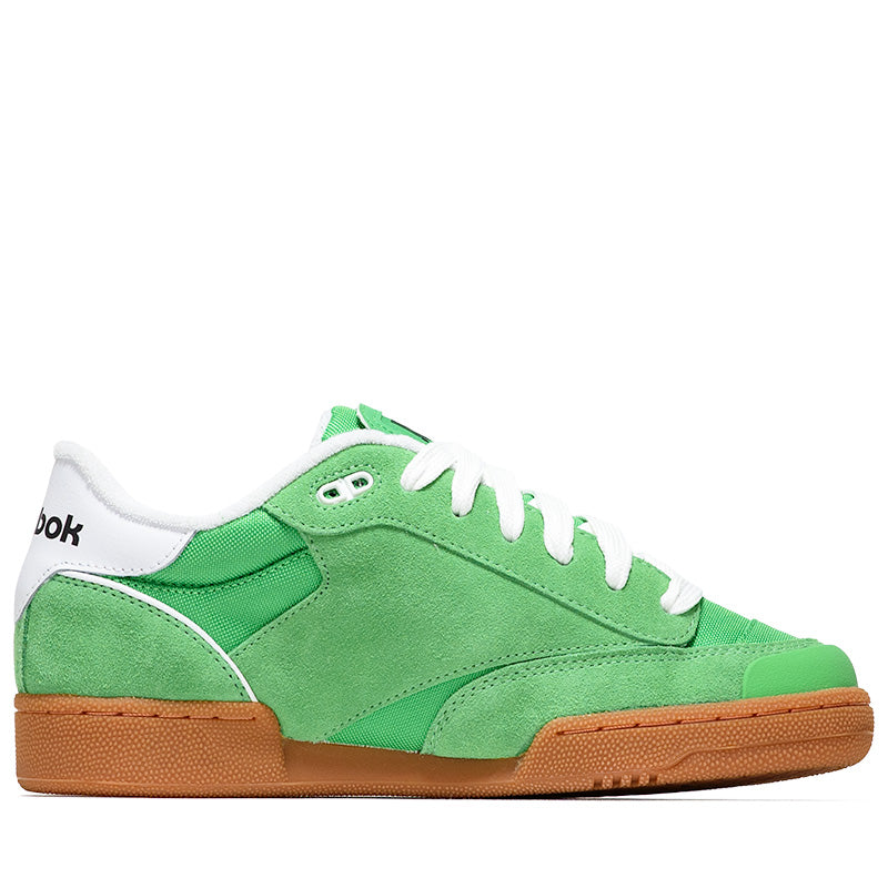 Pleasures x Reebok Club C Bulc Sneakers - Sport Green/Raw Green - Casual Streetwear & Retro Running Shoes for Men and Women