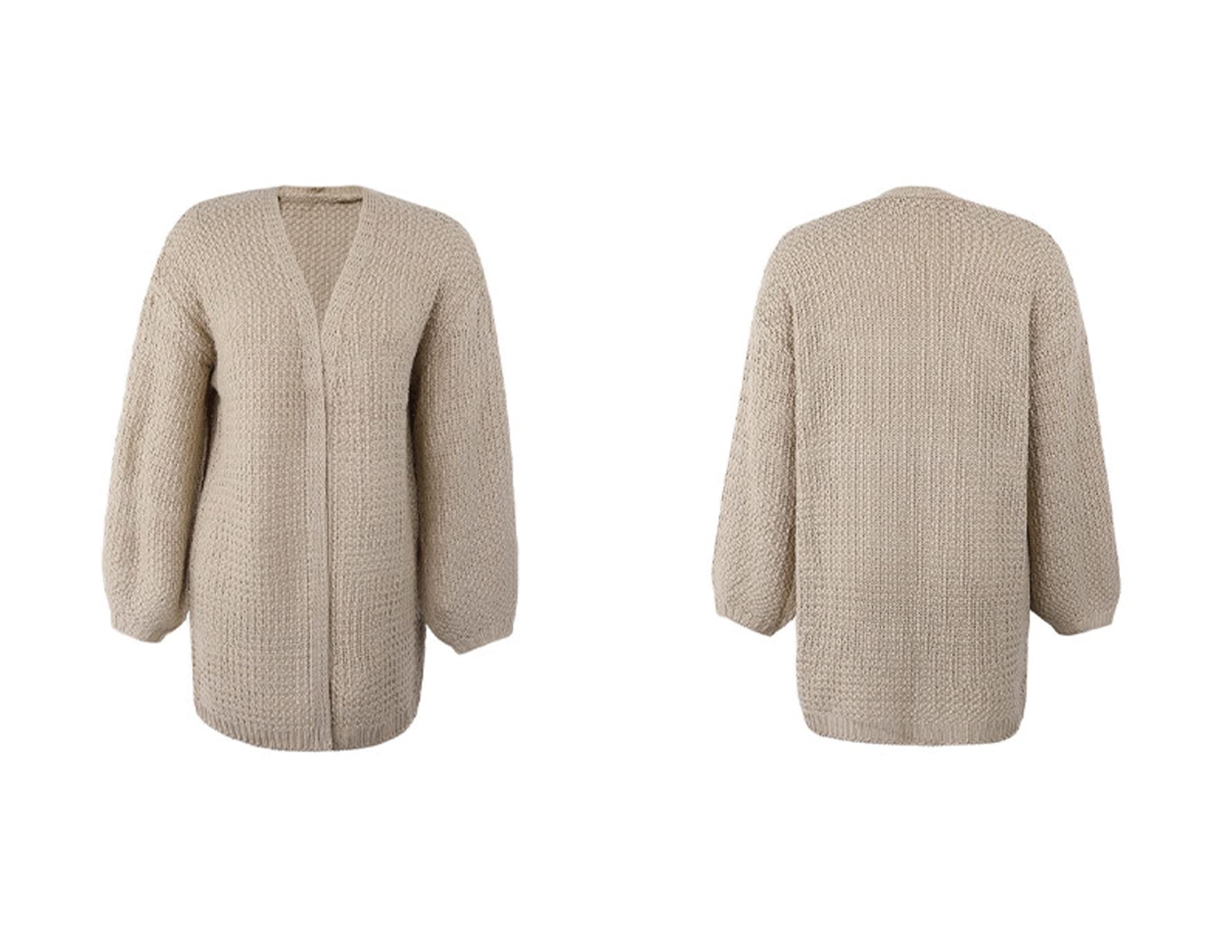 Moonetto Women's Long Sleeve Open Front Waffle Knit Cardigan - Chunky Knit Draped Sweater for Fall & Winter - Cozy Casual Outwear for Work, Date Night & Lounge