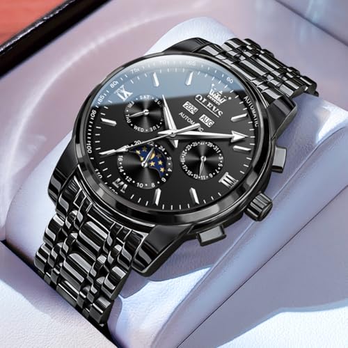 6633: Black band & black dial