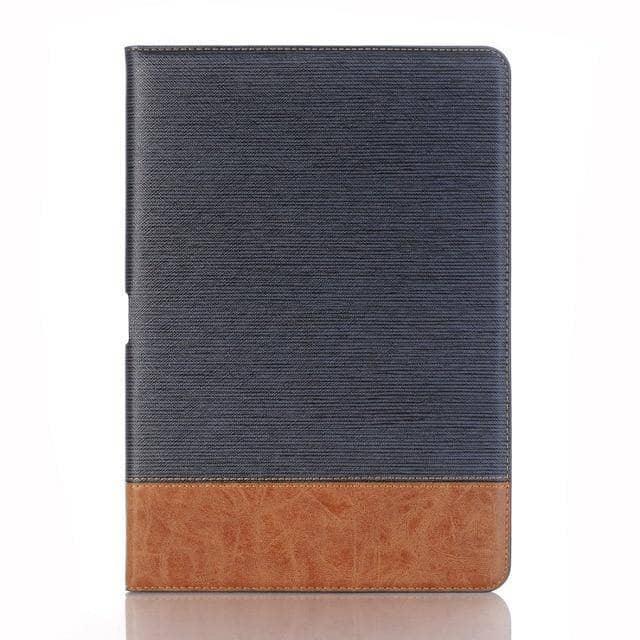 Premium Leather Look Cross Pattern Case for iPad Air 3 (2019) with Auto Sleep/Wake Function - Perfect for Work, Travel & Daily Protection