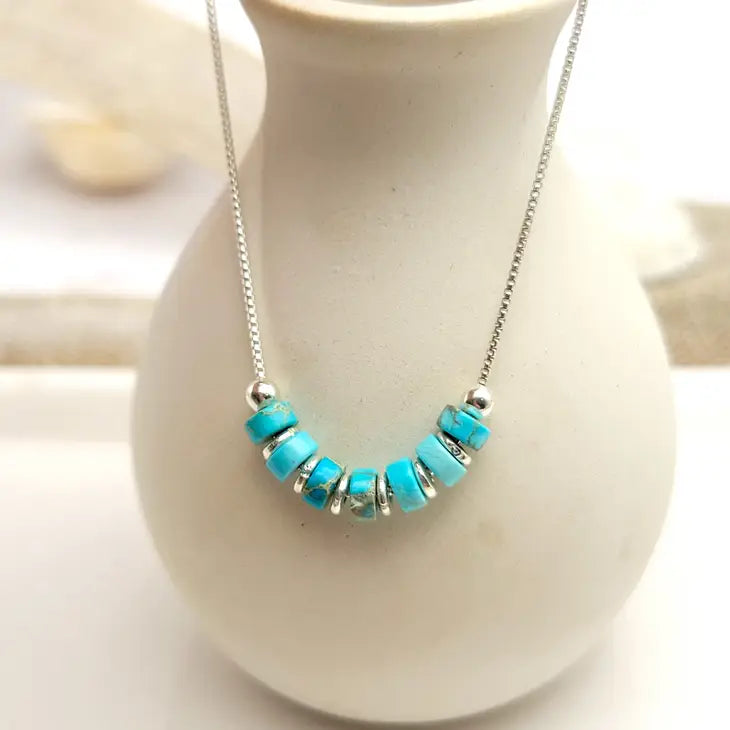 Annie Silver Choker Necklace for Women - Elegant Layering Jewelry for Parties, Date Nights & Special Occasions