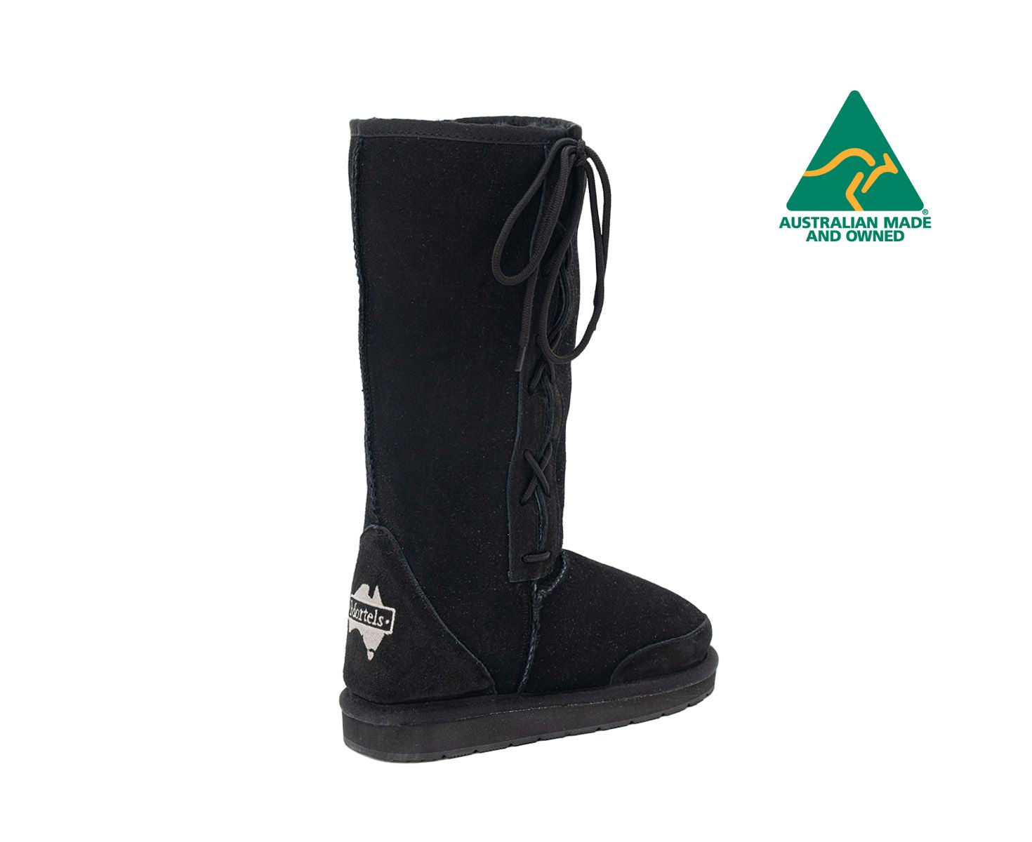 Classic Long Laced UGG Boots for Women - Genuine Sheepskin Winter Boots with Fur Lining | Cozy & Warm Snow Boots for Cold Weather, Outdoor Activities, and Casual Wear