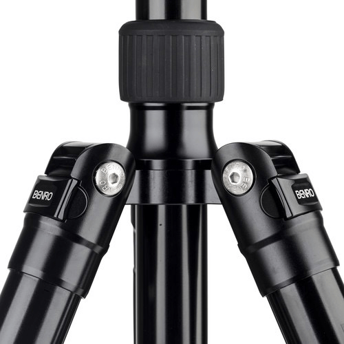 Benro A3883 Travel Angel Aero Video Tripod Kit with Levelling Column & S6PRO Head - Lightweight Aluminum Tripod for Travel Photography, Vlogging & Outdoor Shooting