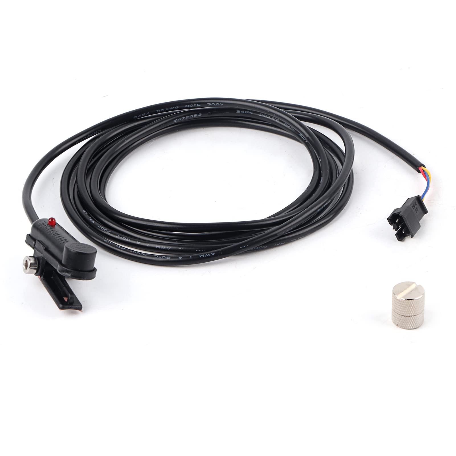 03 Anti-Rust Hall Effect Speed Sensor for Electric Bikes & Scooters - Waterproof External Controller Sensor for Speed Testing - Perfect for E-Bike Maintenance & Performance Upgrades