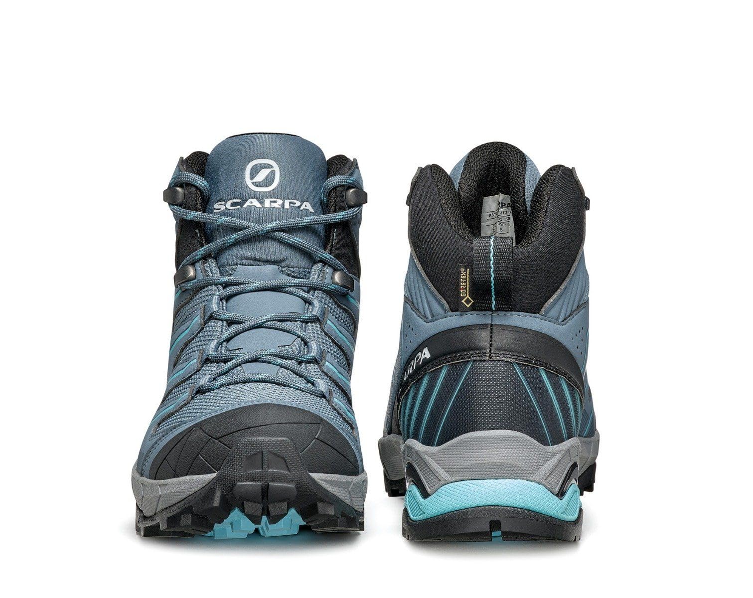 SCARPA Women's Maverick Mid GTX Waterproof Hiking Boots - Lightweight Gore-Tex Backpacking Shoes for Outdoor Adventures & Trail Walking