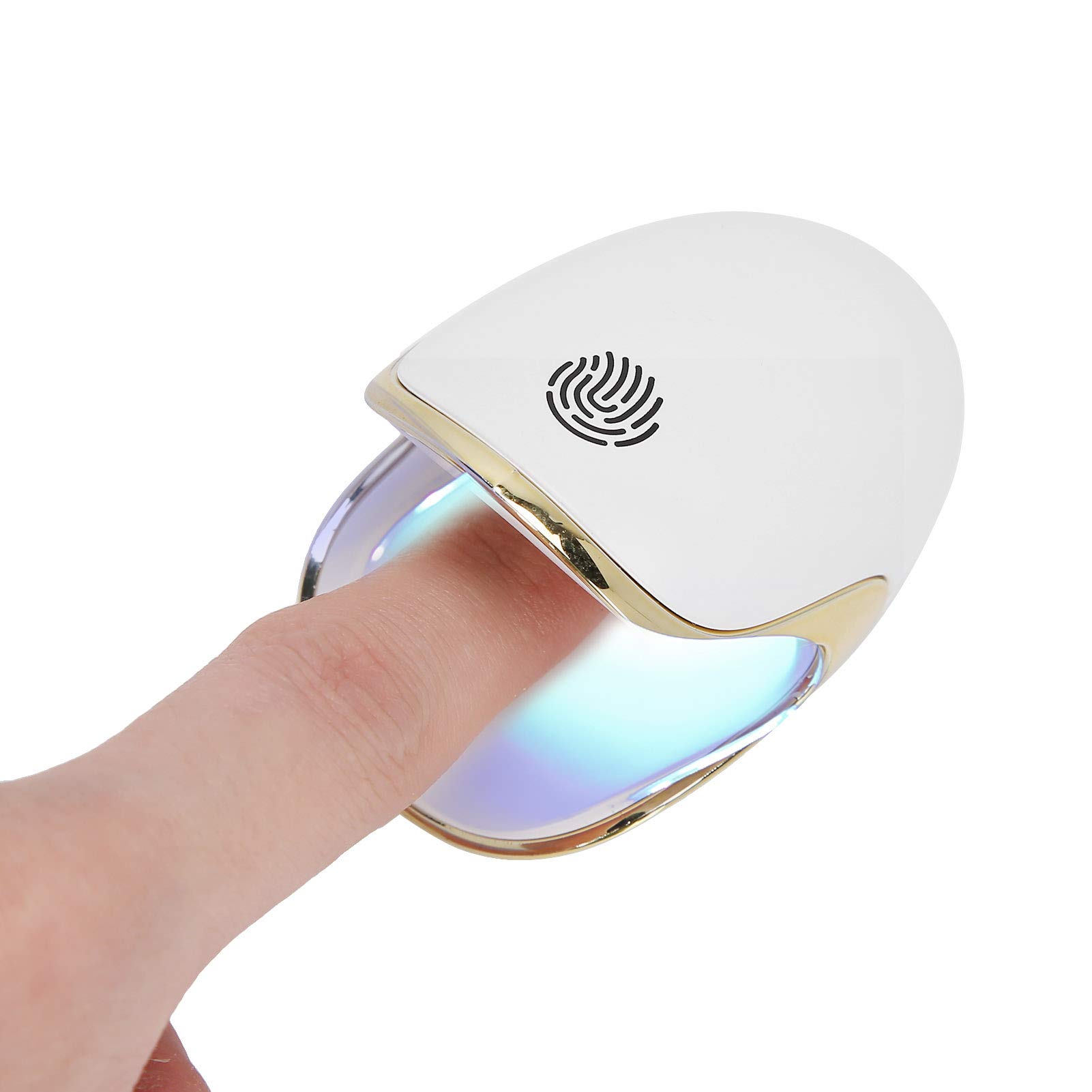 Dioche 6W Mini LED Nail Dryer Lamp - Single Finger Gel Polish Curing Machine for Home & Salon | Fast Drying UV Light for Manicures, Pedicures & Nail Art