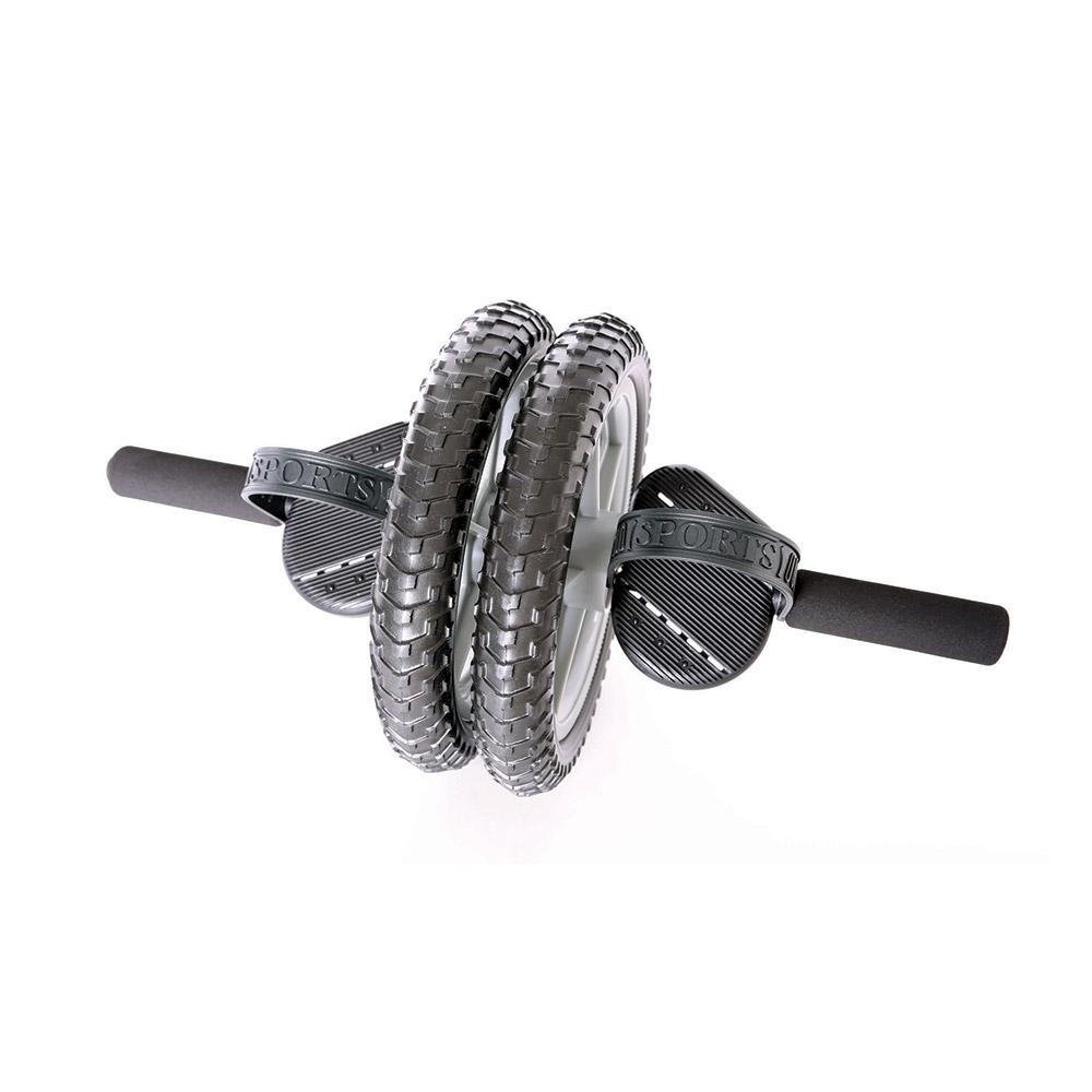 66Fit Abdominal & Core Power Wheel with Knee Pad - Home Gym Equipment for Strength Training & Fitness Workouts