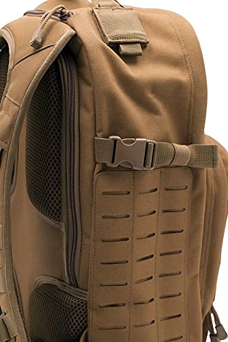LAPG Atlas 12 Hour Tactical Backpack for Men & Women - Durable Military Survival Gear Bag for Hiking, Camping & Outdoor Adventures - Large Bug Out Backpack in Ranger Green - Perfect for Travel, Emergency Preparedness & Tactical Missions