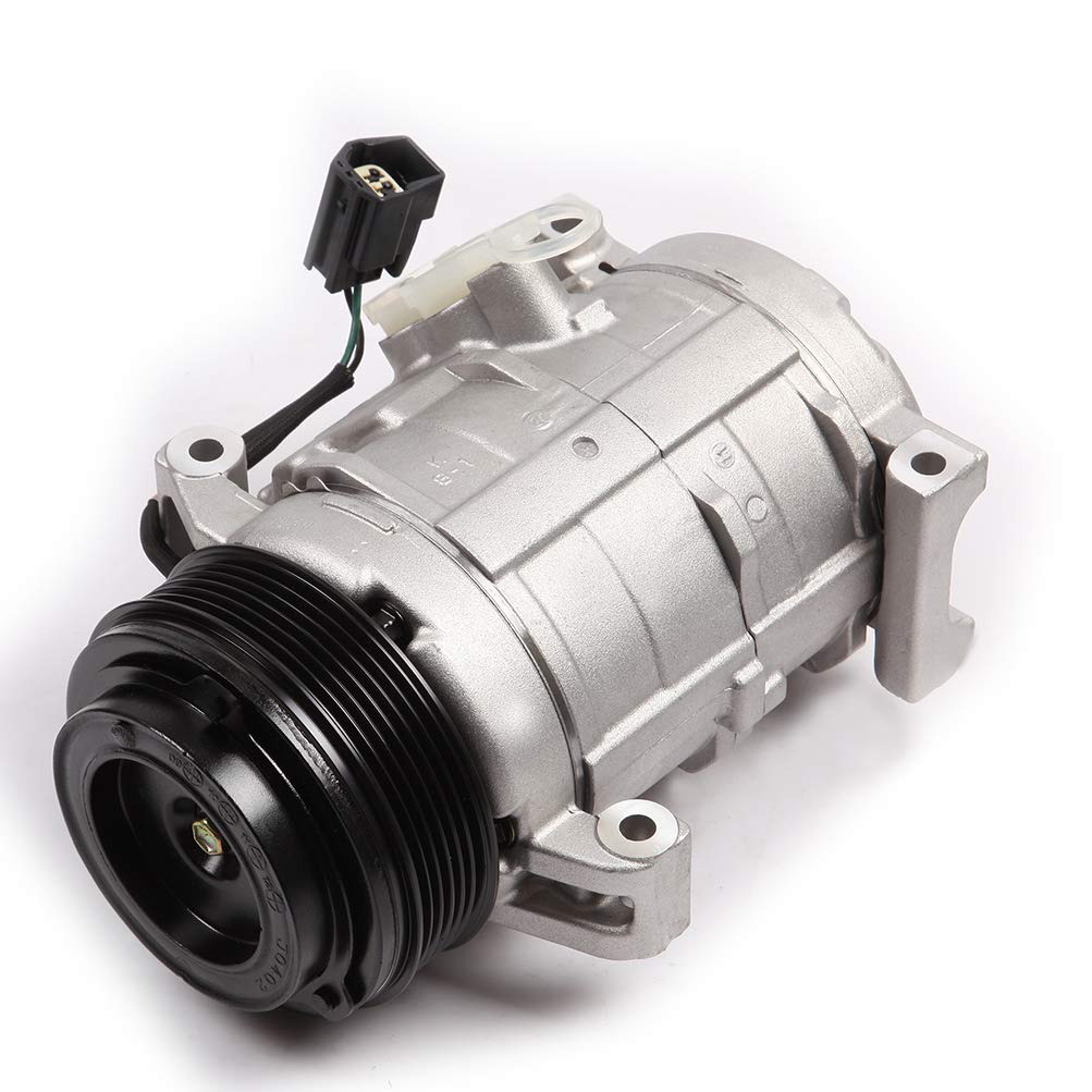 ROADFAR AC Compressor for 2007-2010 Saturn Outlook & 2009-2012 Chevrolet Traverse 3.6L - High Performance Air Conditioning Compressor Replacement Part | Perfect for Summer Cooling & Vehicle AC System Repair