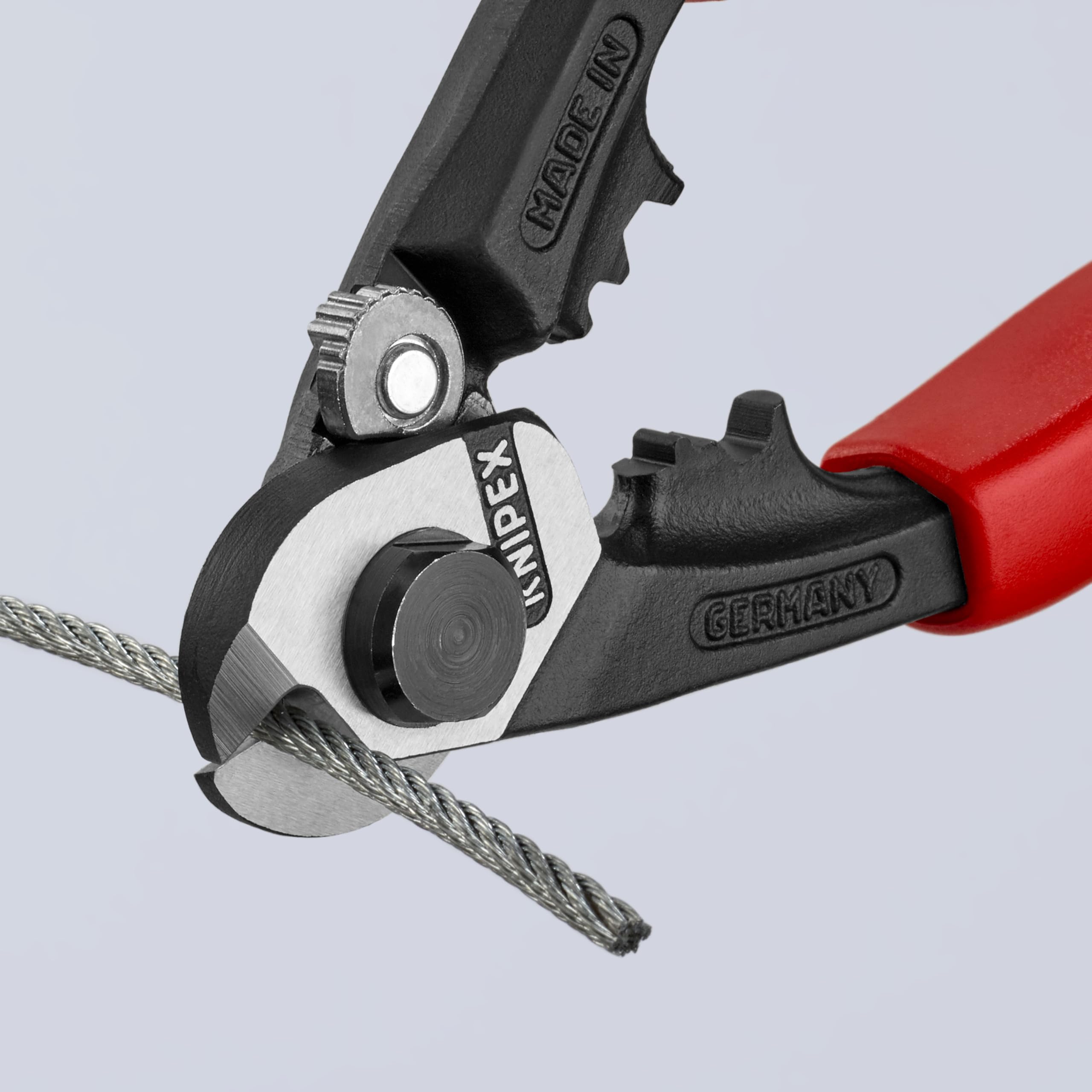 KNIPEX Premium Wire Rope Cutters - Heavy Duty Cable Shears for Industrial & DIY Use - Perfect for Construction, Marine, and Automotive Applications