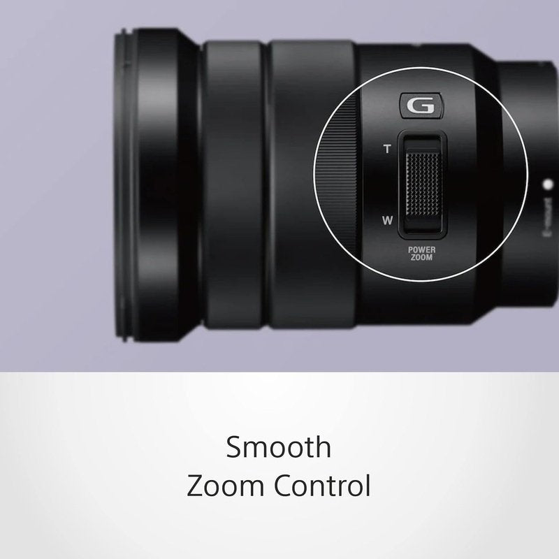 Sony E PZ 18-105mm F4 G OSS Lens for Sony E-Mount Cameras - Black | Perfect for Vlogging, Travel & Professional Videography