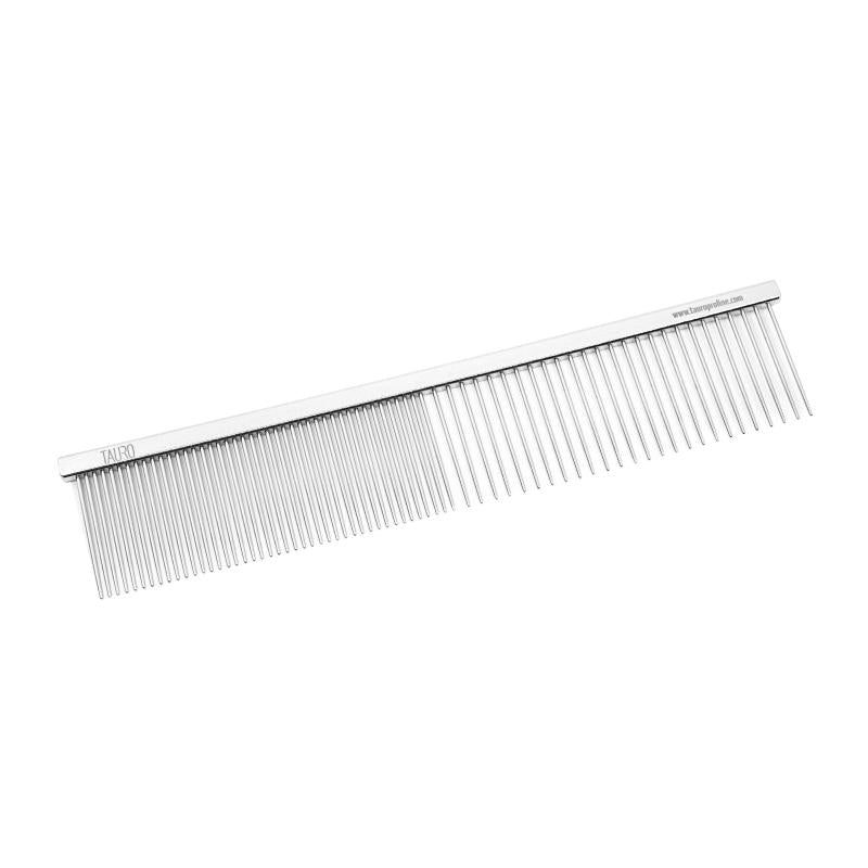 Tauro Pro Line Metal Comb for Men - Professional Styling Comb for Barber & Salon Use - Perfect for Hair Styling, Grooming & Detangling