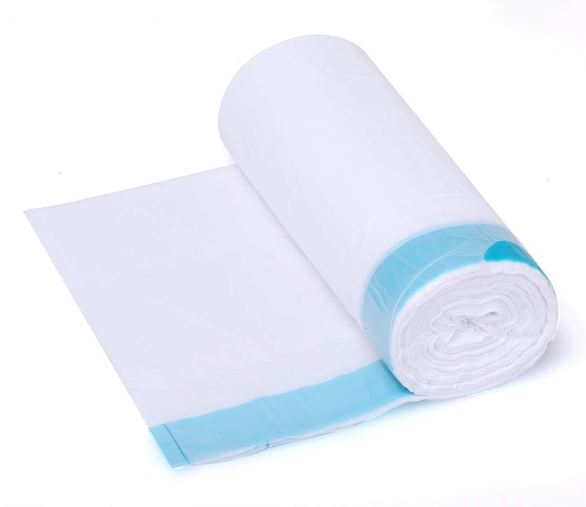 White Drawstring Trash Bags 3-4 Gallon | Small Garbage Bags for Office & Home | 100 Count Trash Can Liners | Perfect for Bathroom, Kitchen & Desk Waste Bins