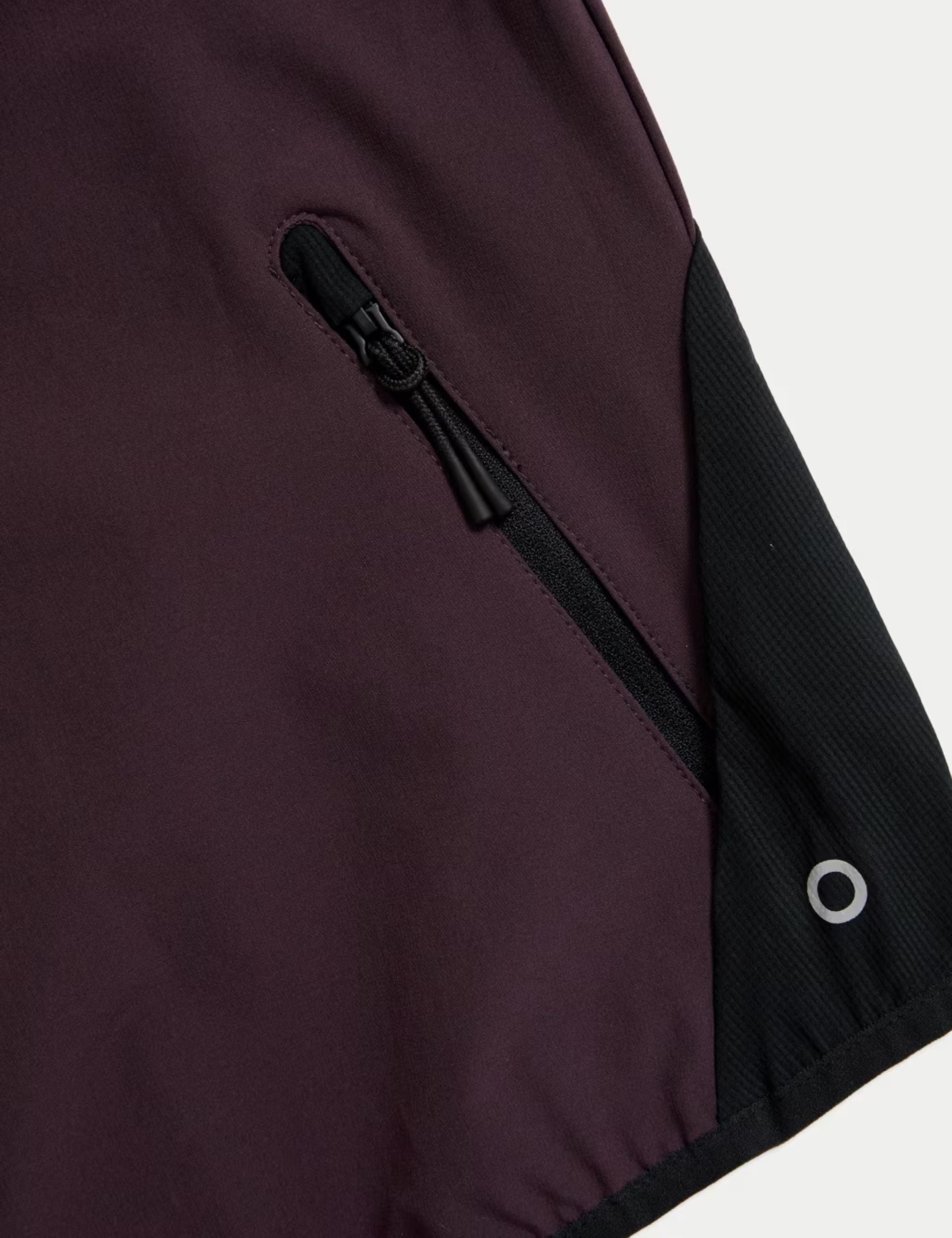 Stormwear Convertible Sports Jacket - Lightweight Waterproof Windbreaker for Running, Hiking & Outdoor Activities (Blackberry)