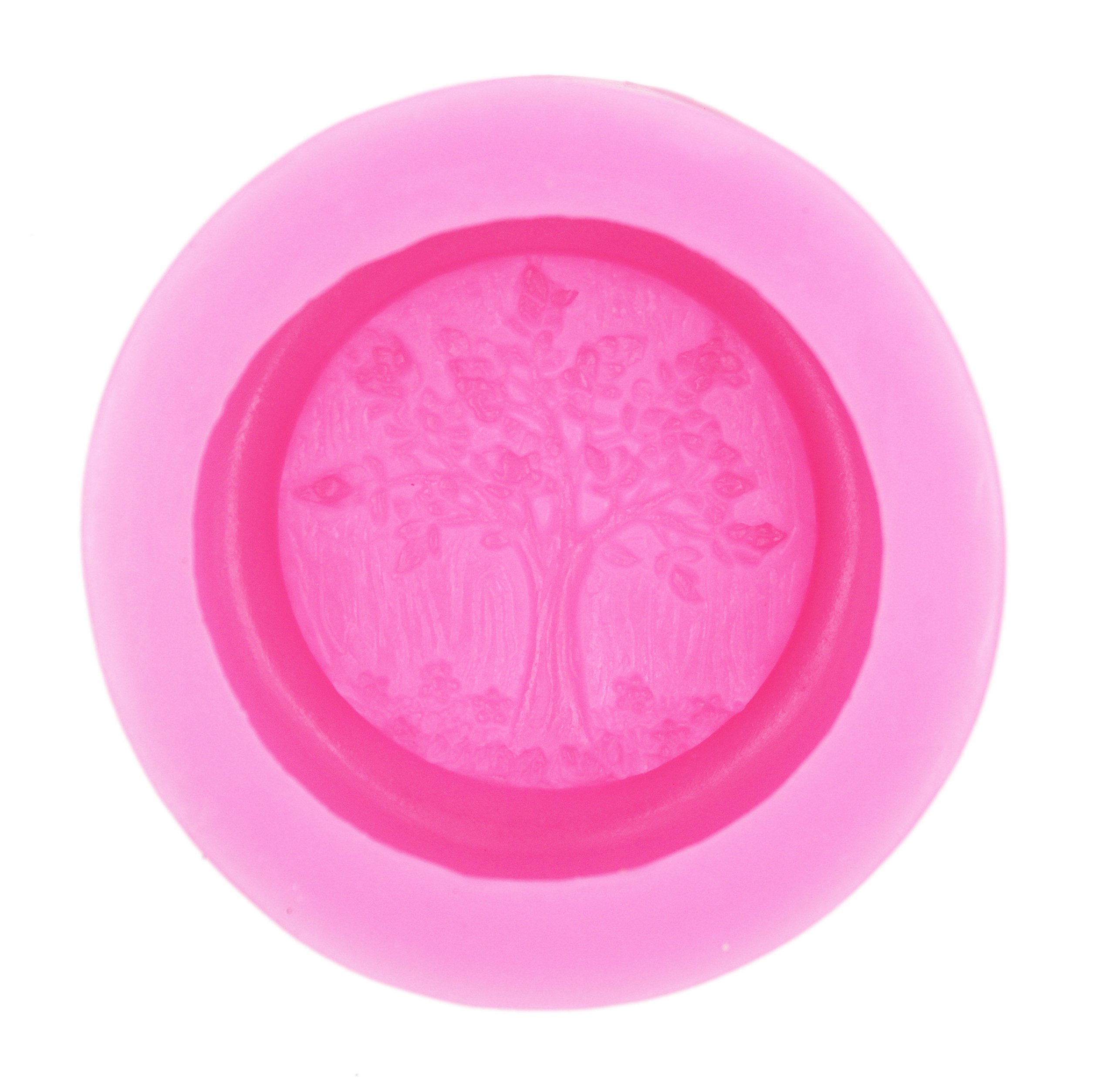Premium Silicone Soap Molds for DIY Handmade Crafts - Life Tree Soap Mold (S424) - Perfect for Homemade Soap Making, Candle Making & Bath Bomb Creation