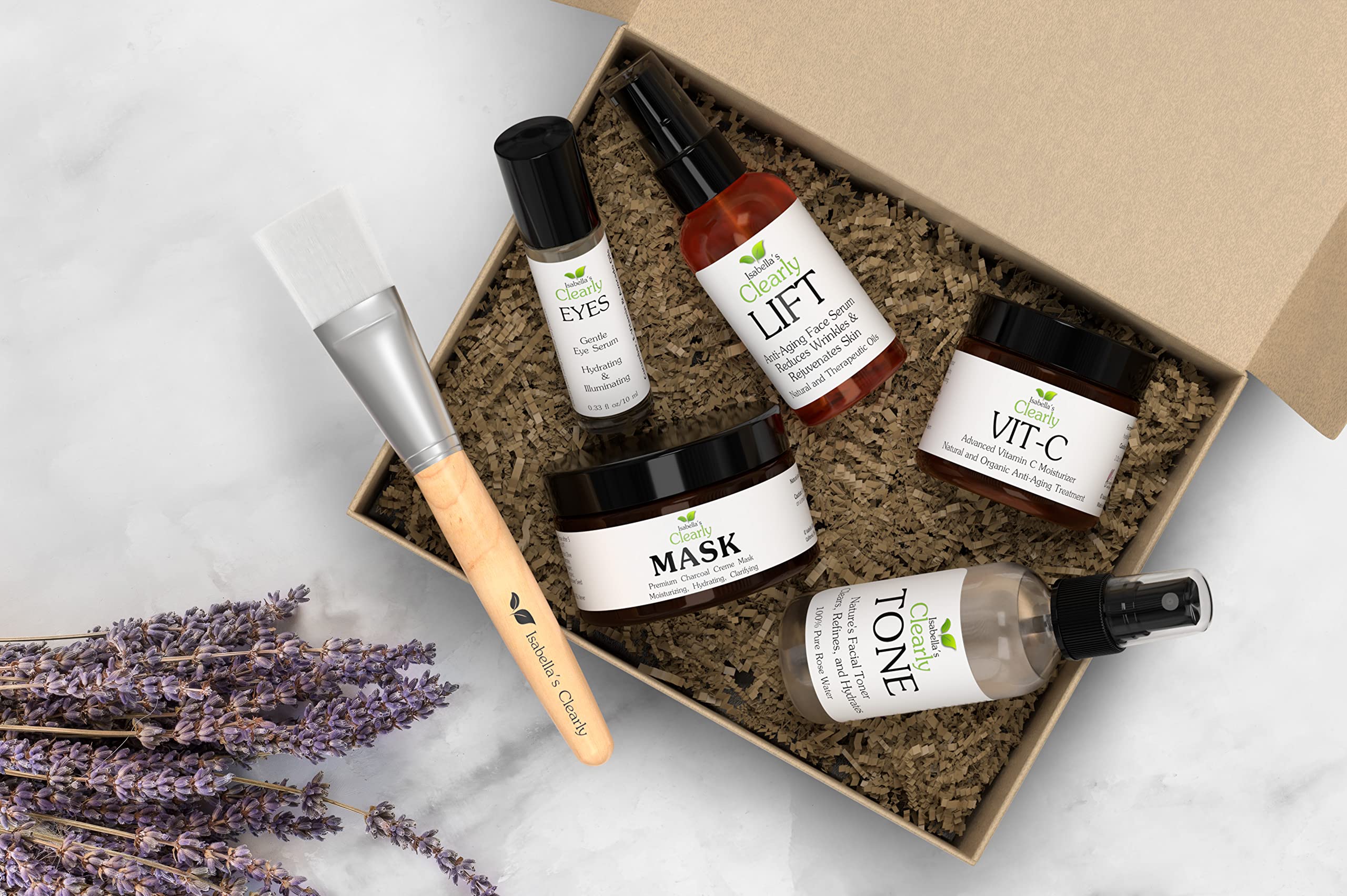 Flawless Natural Skin Care Gift Set for Women | 6-Piece Organic Beauty Set with Rose Toner, Eye Serum, Face Oil, Cream & Charcoal Mask | Handmade in USA | Perfect Birthday, Christmas & Anniversary Gift for Her | Ideal for Daily Skincare Routine & Spa Nights