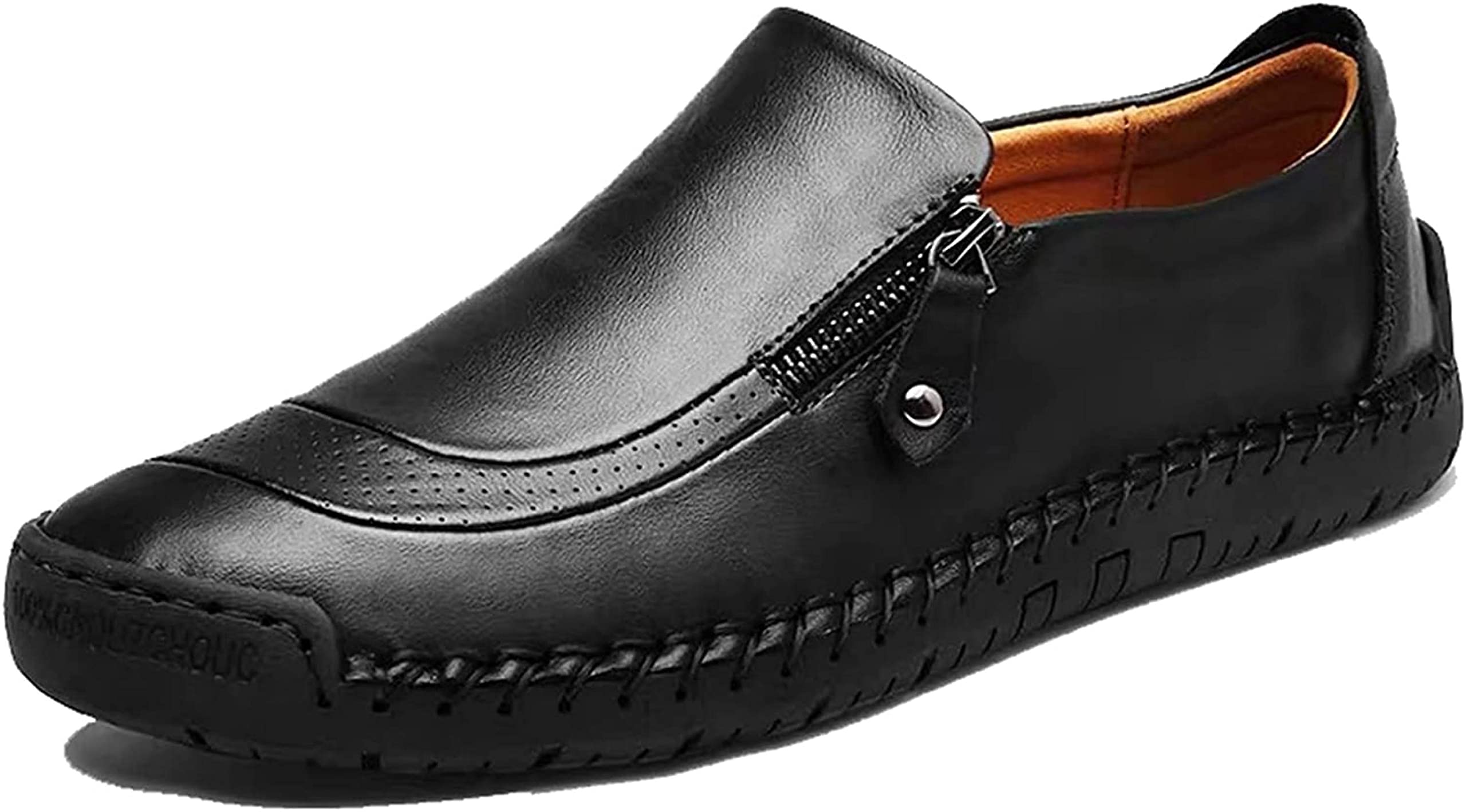 PXHBHP Men's Non-Slip Driving Shoes - Comfortable Casual Flat Shoes for Spring & Fall - Perfect for Daily Wear, Office & Outdoor Activities