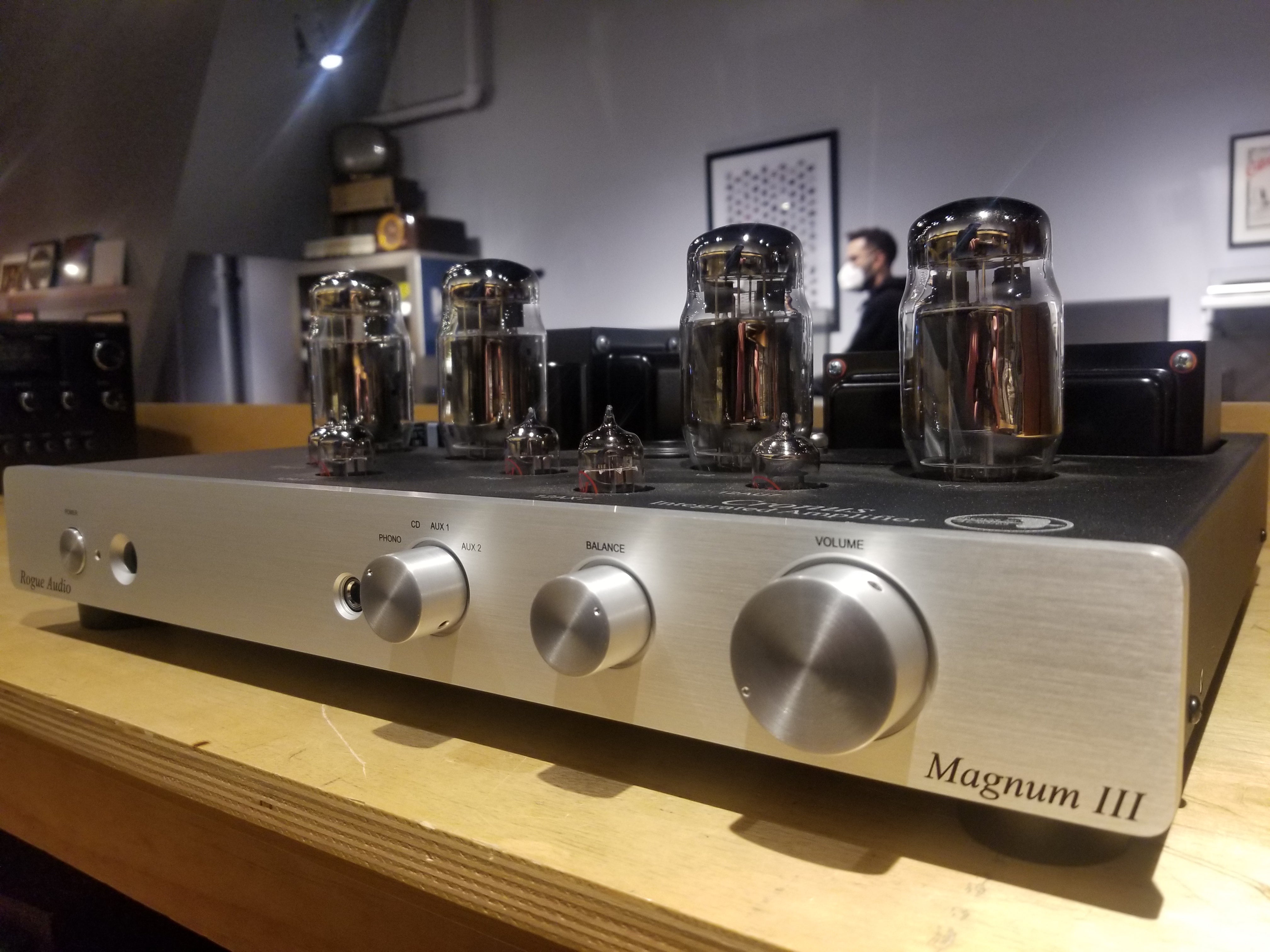 Rogue Audio Cronus Magnum III Tube Integrated Amplifier with Premium Accessories - Like New Condition | High-End Audio System for Home Theater & Music Listening