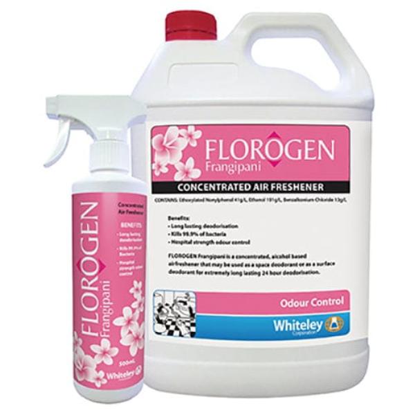 Whiteley Florogen Frangipani Concentrated Air Freshener - Long-Lasting Floral Scent for Home, Office & Car | Eliminates Odors Naturally