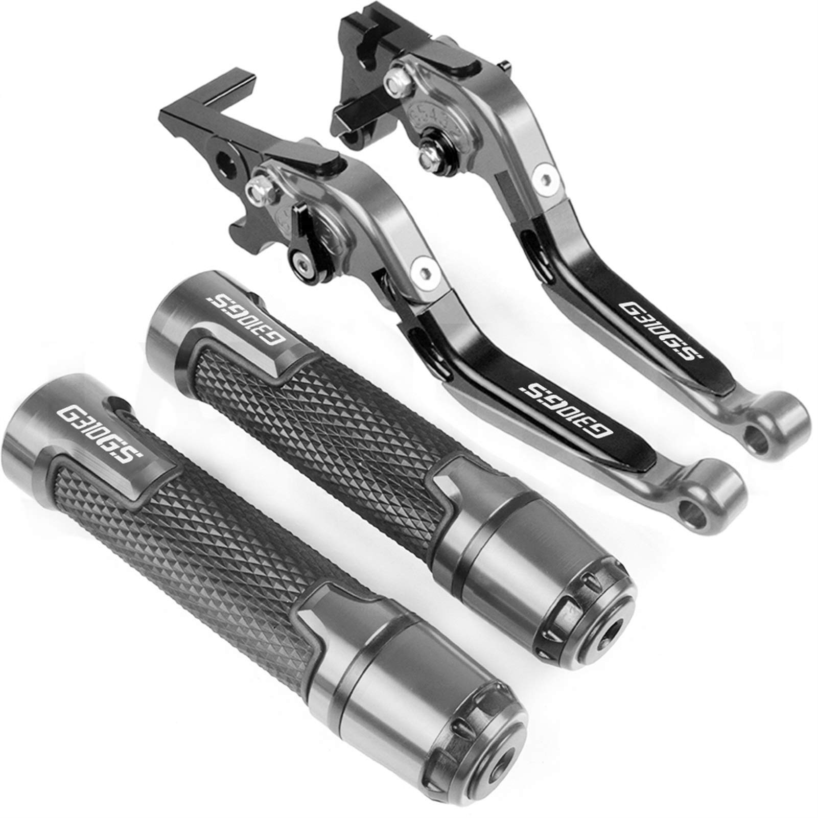 CNC Adjustable Brake Clutch Levers for BMW G310GS/G310R (2017-2018) - Motorcycle Handlebar Accessories - Perfect for Off-Road Riding & Urban Commuting